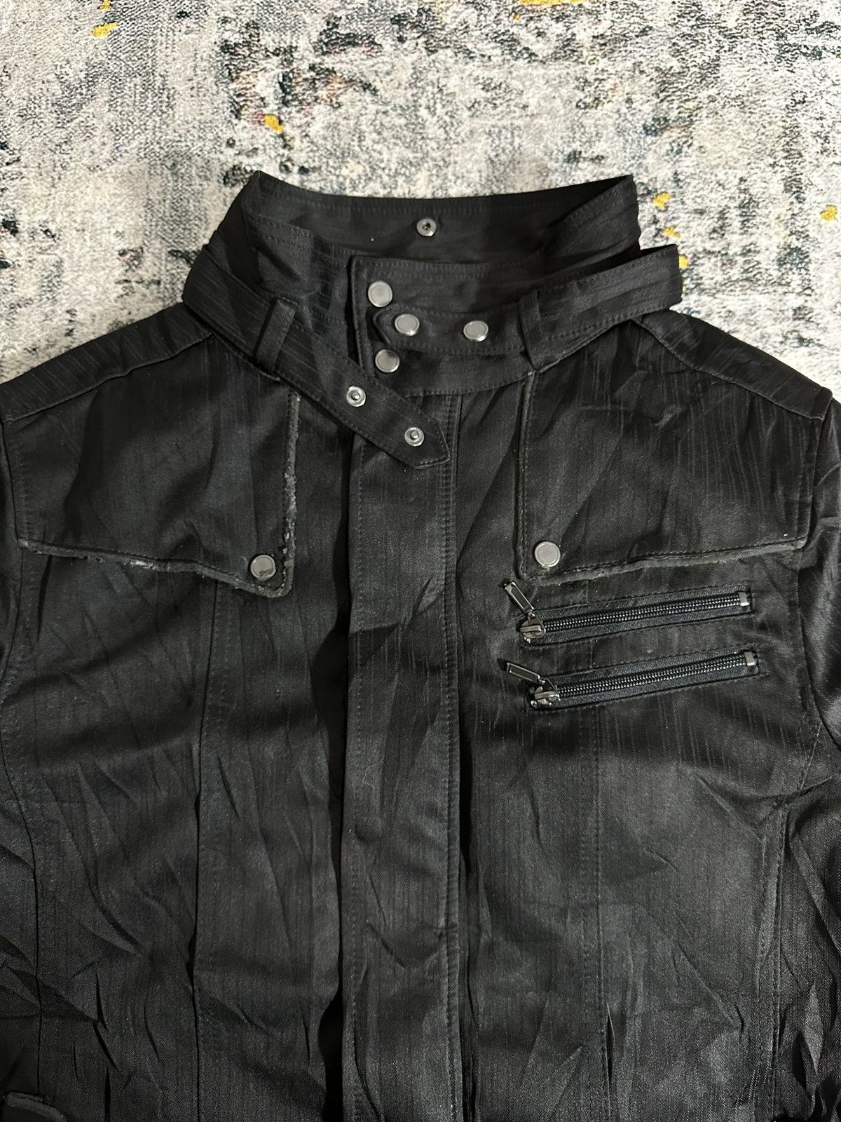 If Six Was Nine RARE BONDAGE JACKET VERY NICE DESIGN IFSIX LGB GOTHIC STYLE Size US L / EU 52-54 / 3 - 3 Thumbnail