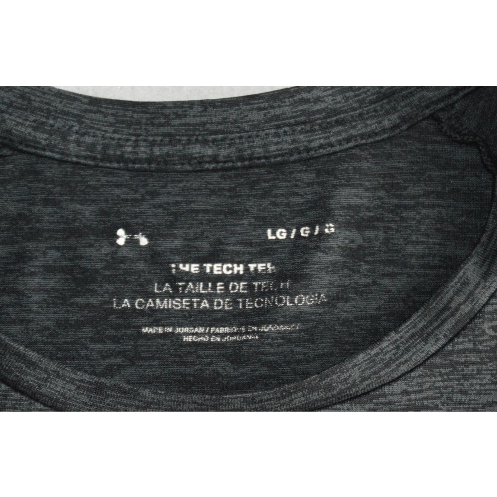 Under Armour Under Armour Tech Tee Mens Heathered Gray T Shirt Size Large L Shirt Mens L Gray Logo Breathable All Seasons Sports Summer Spring Fall Size US L / EU 52-54 / 3 - 4 Thumbnail