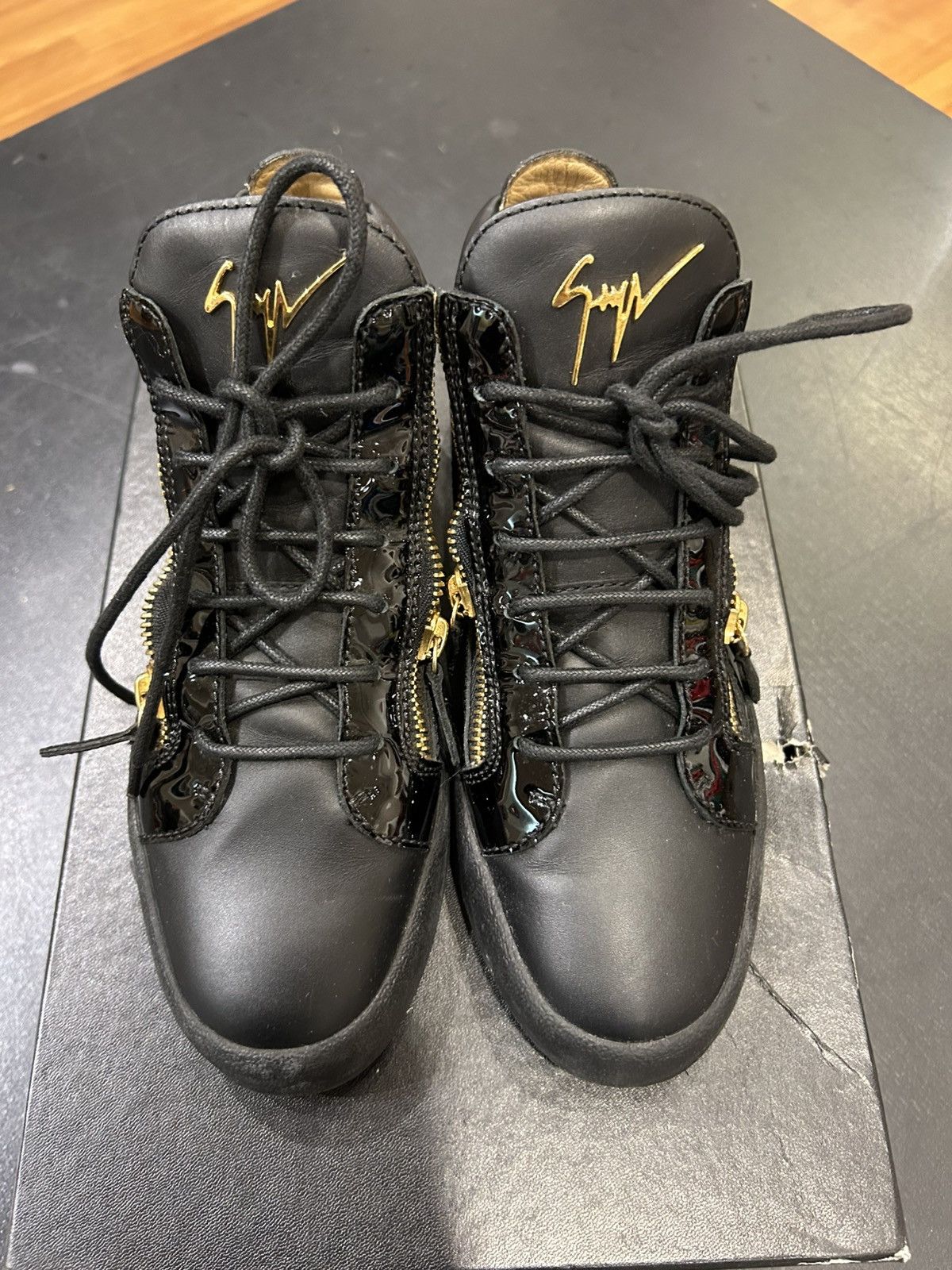 Giuseppe Zanotti Giuseppe Zanotti High Top Sneakers Size US 9 / EU 42 - 4 Thumbnail