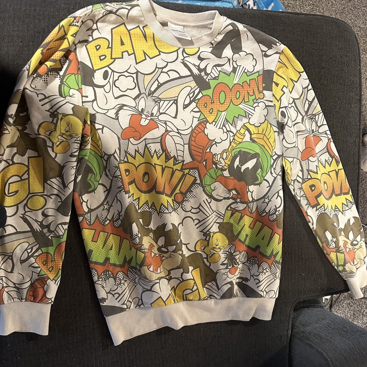 Other Vintage Looney Tunes all over sweatshirt L Size US L / EU 52-54 / 3 - 1 Thumbnail