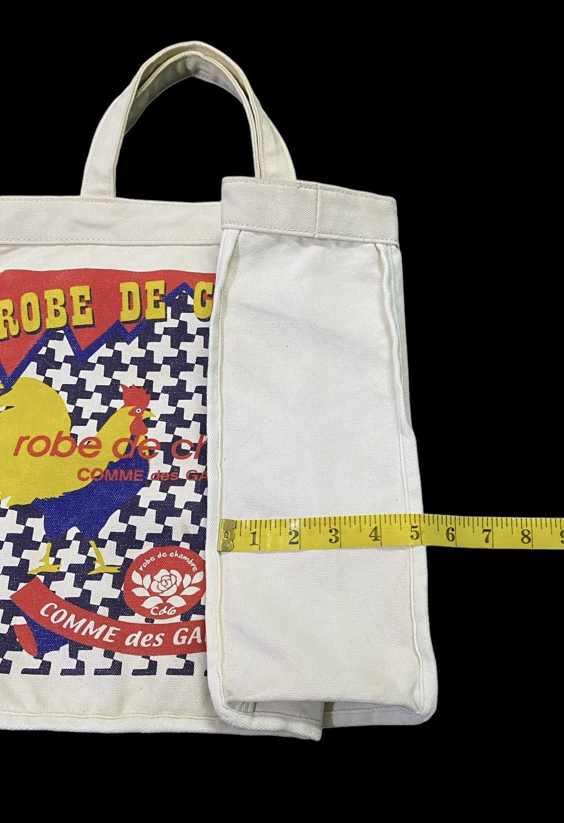 Comme des Garcons Rare‼️Robe De Chambre Comme Des Garçons Canvas Tote Bag Size ONE SIZE - 7 Thumbnail