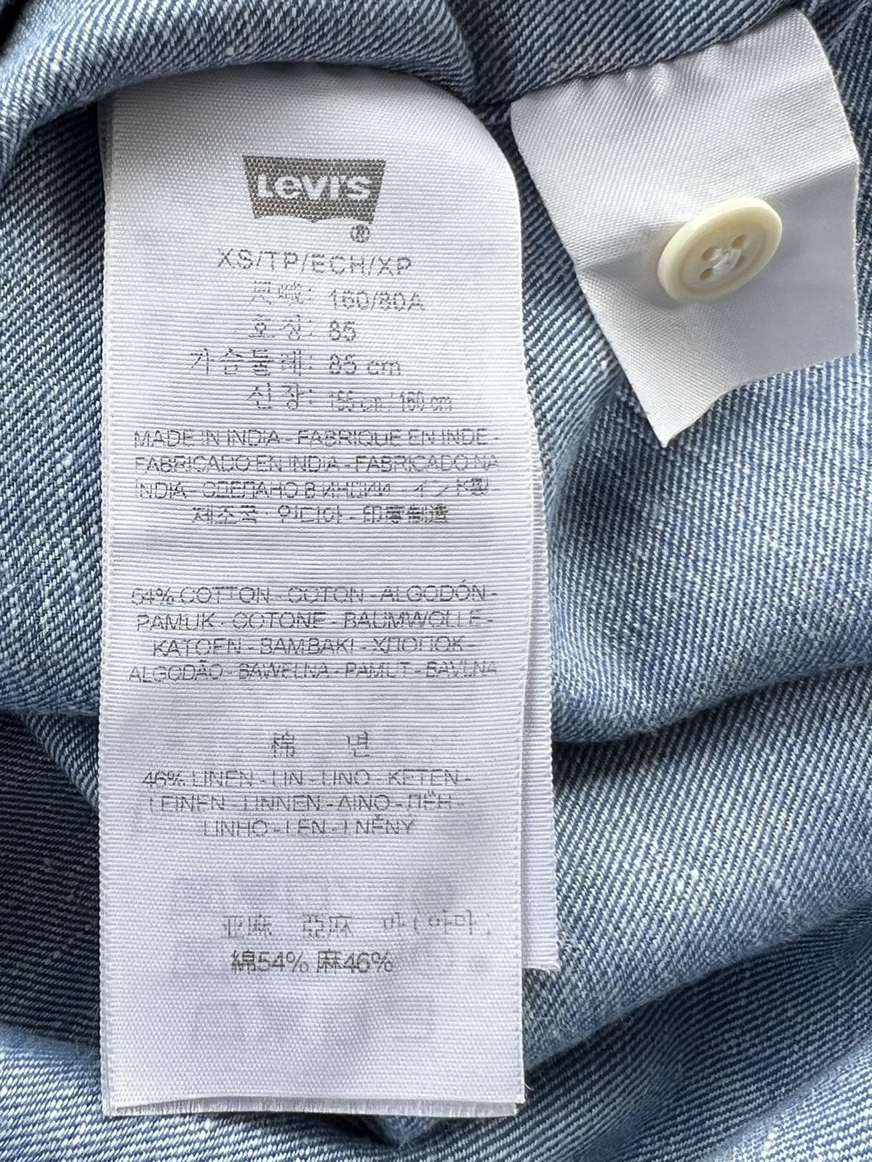 Levi's × Levi's Made & Crafted × Levi's Vintage Clothing 🔥Levi's Amerca’s Finest Overall Big Logo Western Shirt Denim Size US XS / EU 42 / 0 - 12 Thumbnail