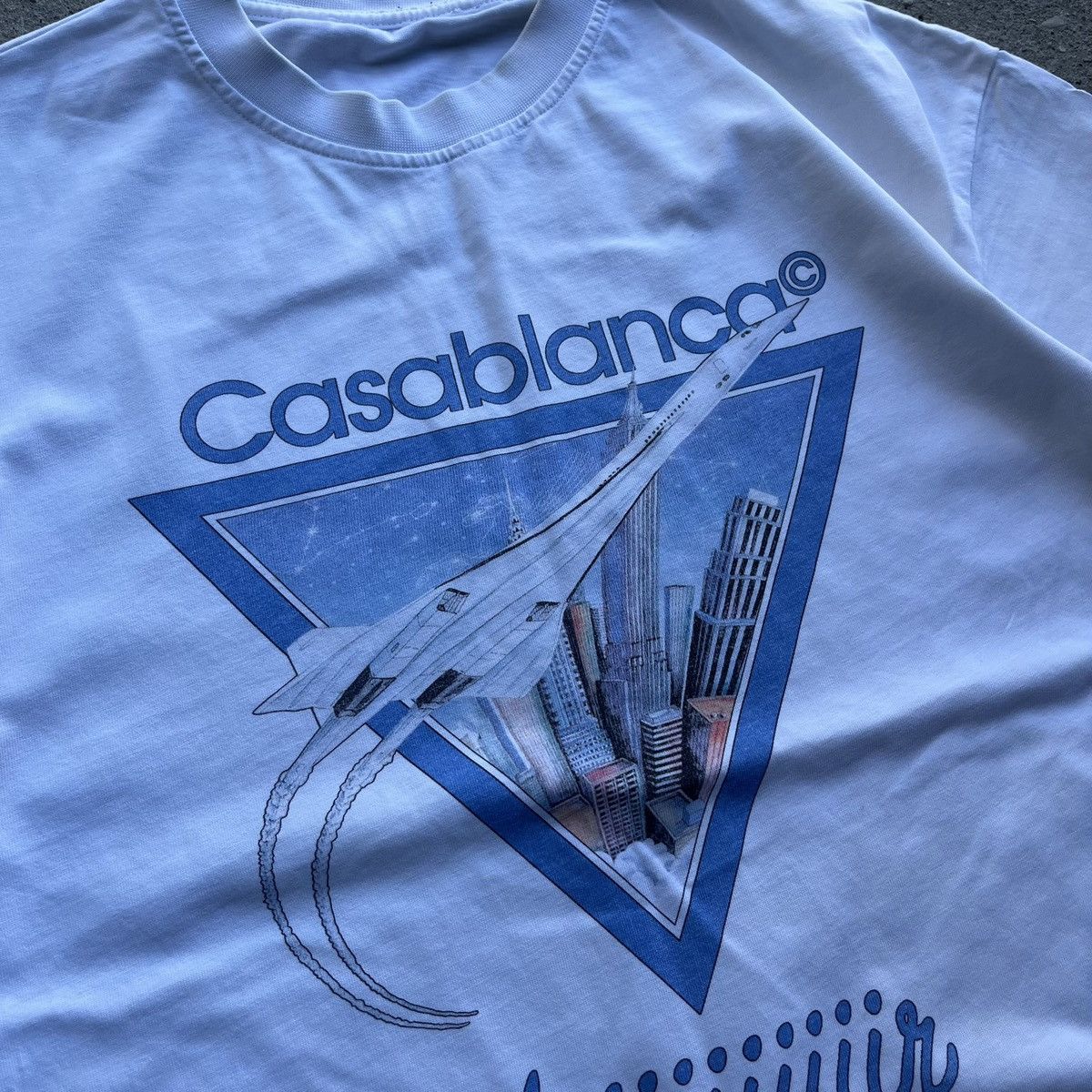 Casablanca Casablanca Concorde plane Tennis Club T Shirt Men’s white Size US XL / EU 56 / 4 - 3 Thumbnail