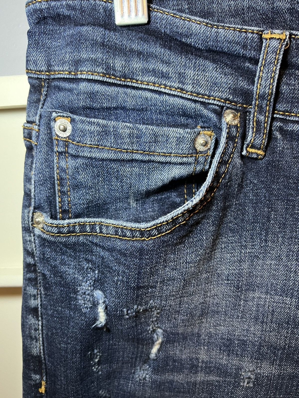 Dsquared2 Dsquared2 Icon Forever distressed slim blue jeans Size US 30 / EU 46 - 13 Thumbnail