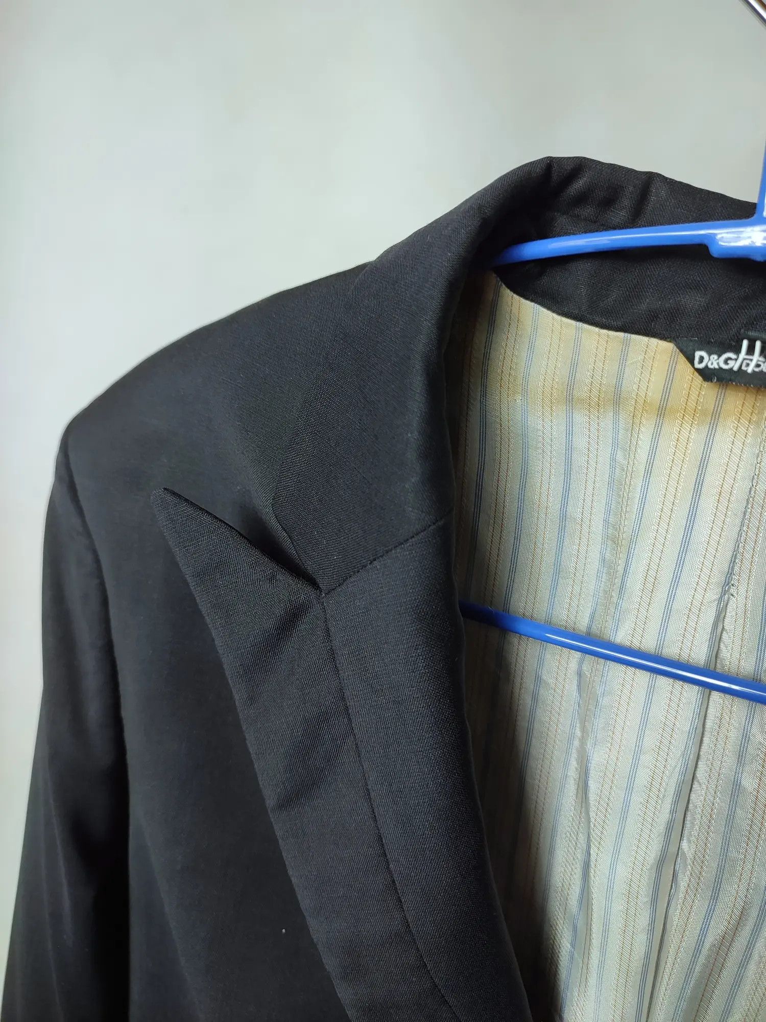 Dolce & Gabbana Dolce & Gabbana Virgin Wool Blazer Size 48R - 7 Thumbnail
