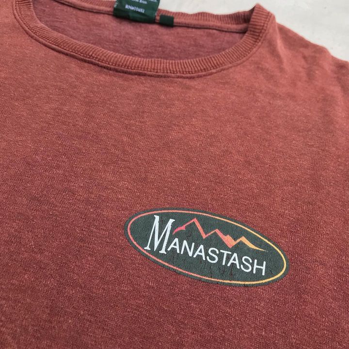Hysteric Glamour × Manastash × Mountain Research Manastash organic mountainering apc Red Maroon Tshirt tee Size US L / EU 52-54 / 3 - 4 Thumbnail
