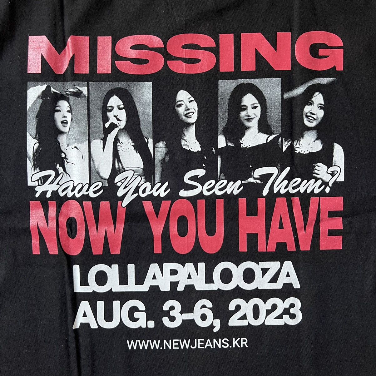 Band Tees 🐰Bunnies🐰 Nwjns lollapaloozaa x newjeans girl group kpop Size US XL / EU 56 / 4 - 4 Thumbnail