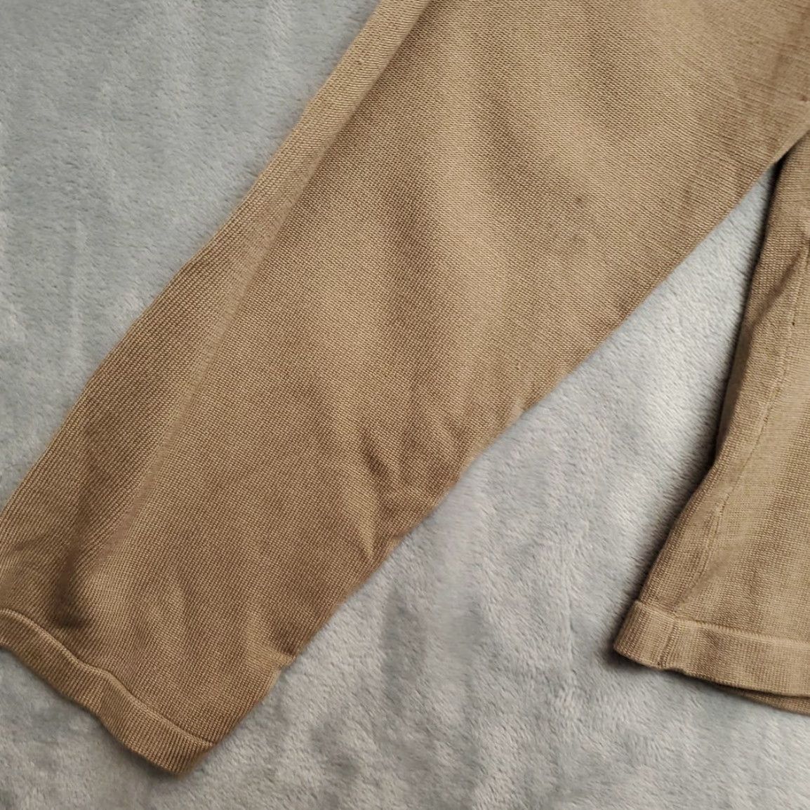 Pendleton VINTAGE Pendleton Sweater Womens XS Tan Mock Neck Silk Blend Long Sleeve Minimalist Size S / US 4 / IT 40 - 5 Thumbnail