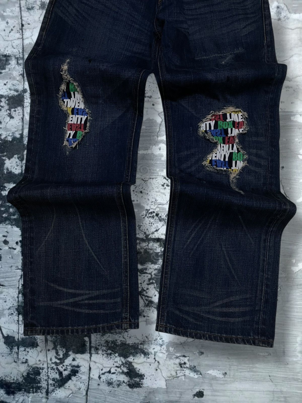 Hysteric Glamour Vintage Japan Designer Identifying Label Patchwork Denim Size US 31 - 3 Thumbnail