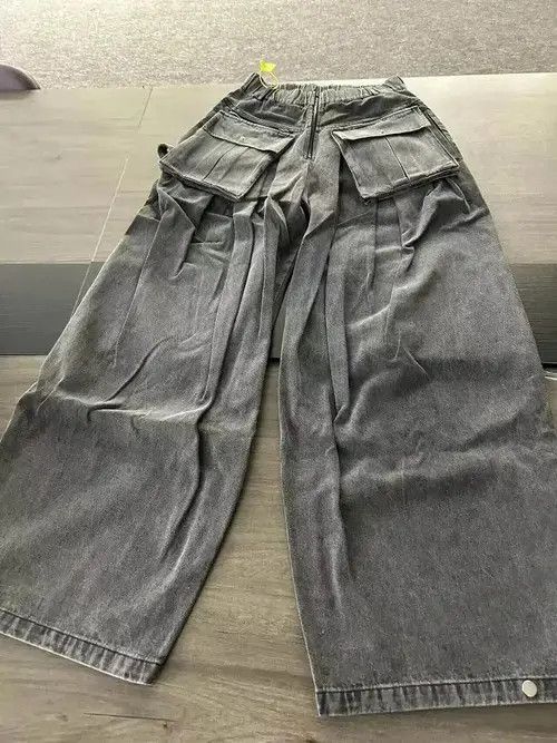 Designer Washed Old Silhouette Denim Two Pieces Set Size US 30 / EU 46 - 3 Thumbnail