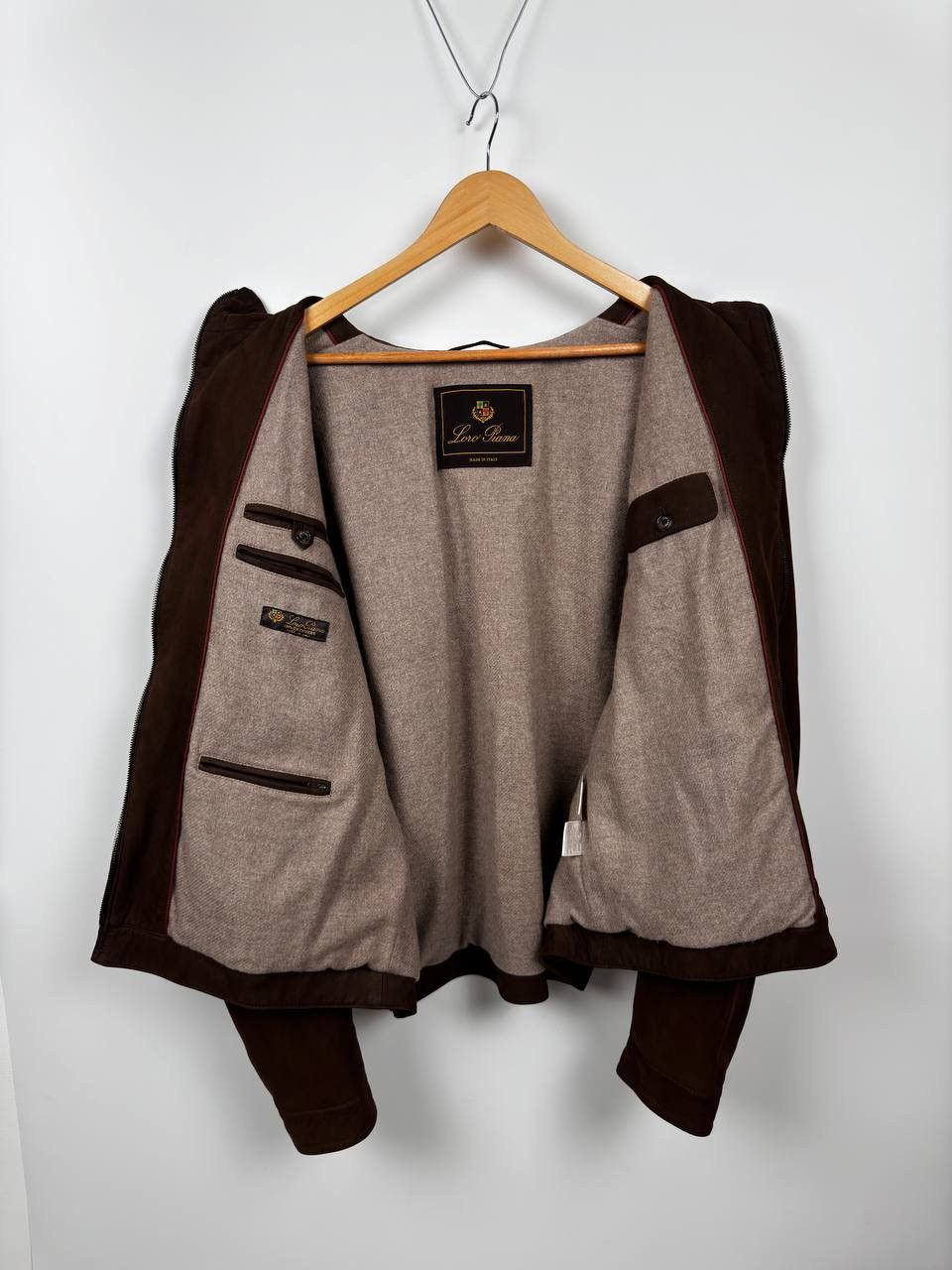 Loro Piana Loro Piana Suede Leather Cashmere Jacket Size US XXL / EU 58 / 5 - 4 Thumbnail