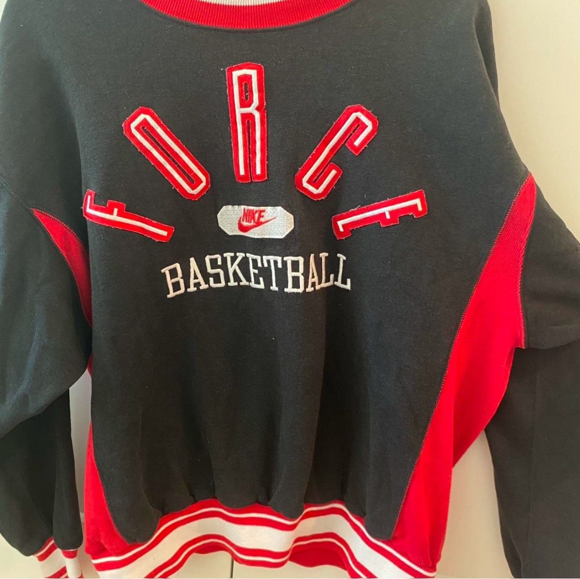 Nike × Vintage Nike Force Sweatshirt **Style Worn By Nas** Vintage Vtg 90s Size US L / EU 52-54 / 3 - 5 Thumbnail