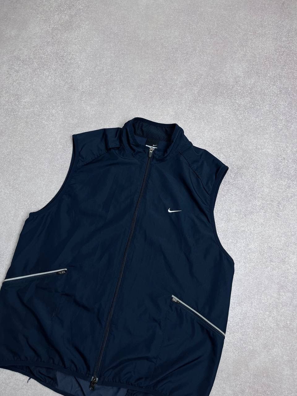 Nike Vintage Nike Swoosh Nylon Vest L Y2K Size US L / EU 52-54 / 3 - 2 Thumbnail