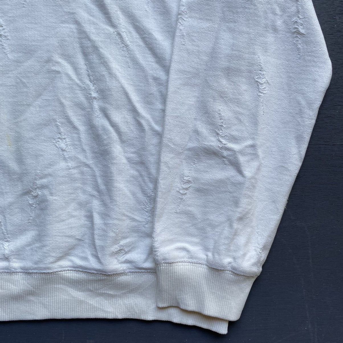 Neil Barrett NEIL BARRET Lightning Bolt Distressed Sweatshirt Size US XL / EU 56 / 4 - 3 Thumbnail