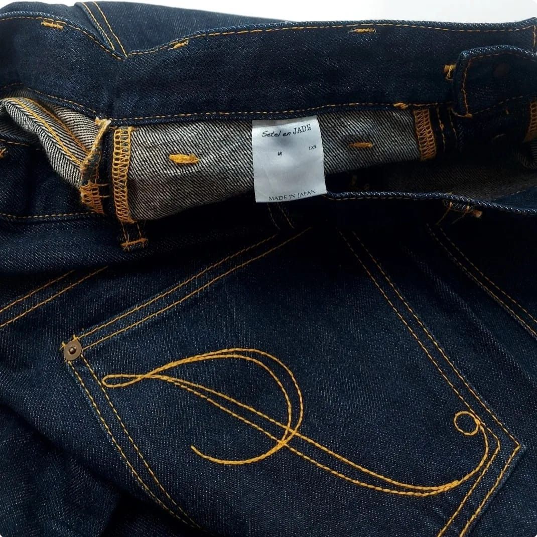 Japanese Brand Setel en Jade Denim Pants Size US 32 / EU 48 - 7 Thumbnail