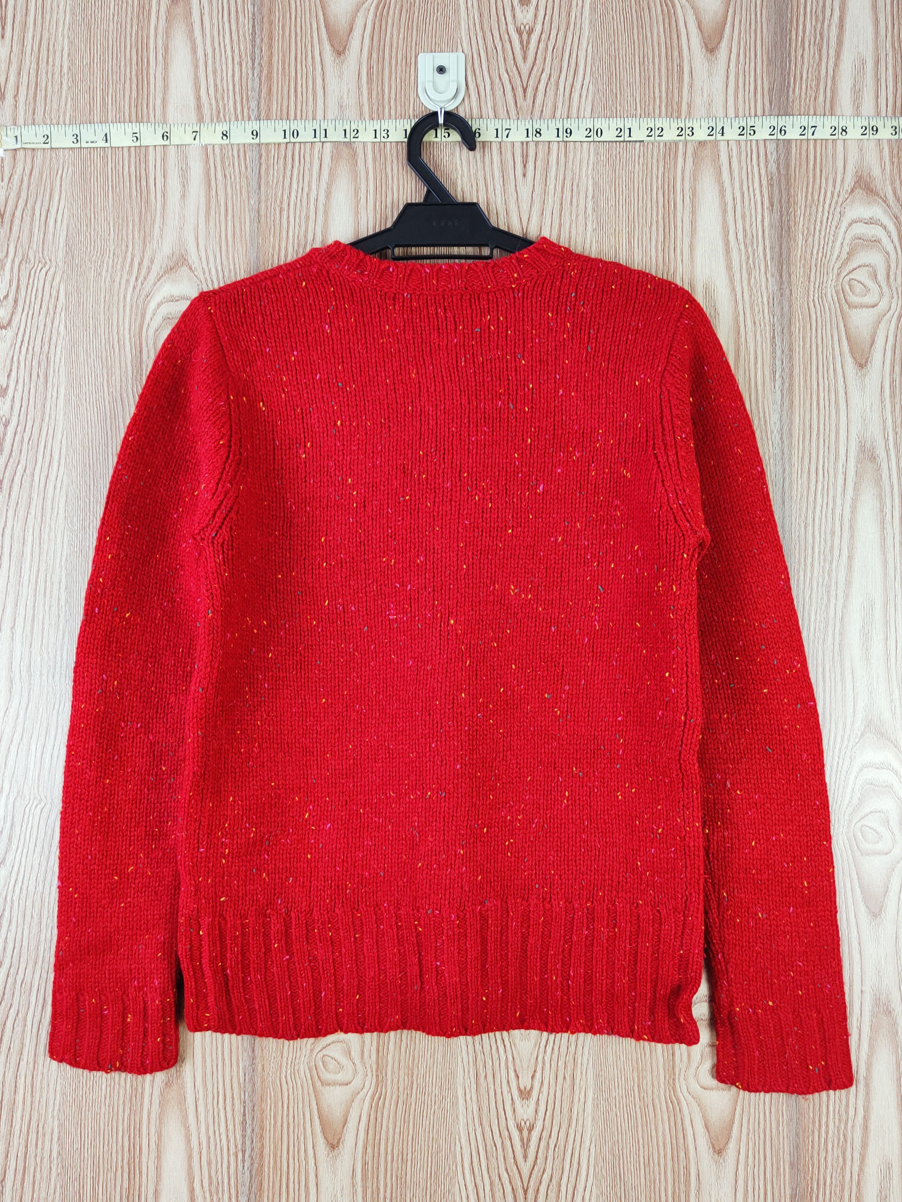 Homespun Knitwear × Japanese Brand Formengirl Co. Red Knitwear Cardigan #W561 Size S / US 4 / IT 40 - 7 Thumbnail