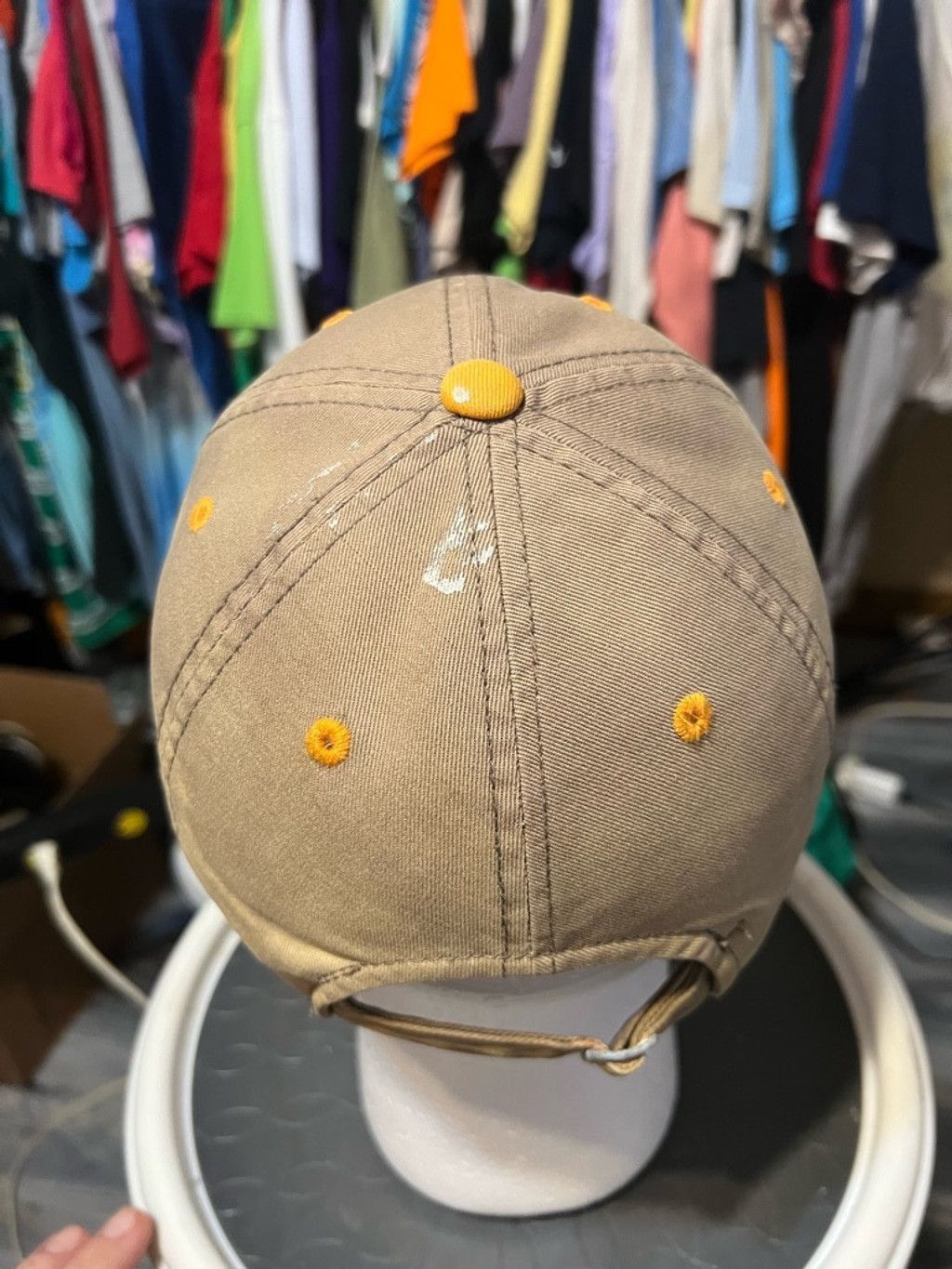 Top Of The World Unisex Top of the World Hat One Size Khaki/Orange Size ONE SIZE - 4 Thumbnail