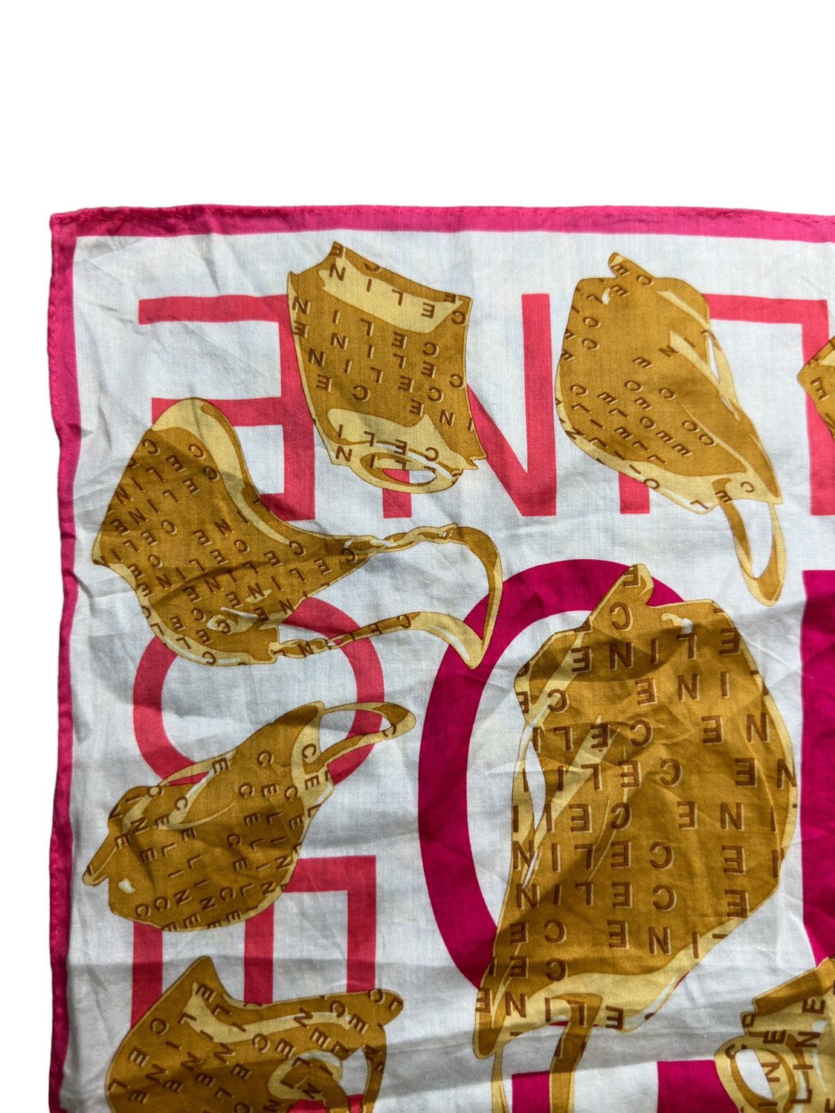 Vintage Celine Handkerchief Neckerchief Bandana