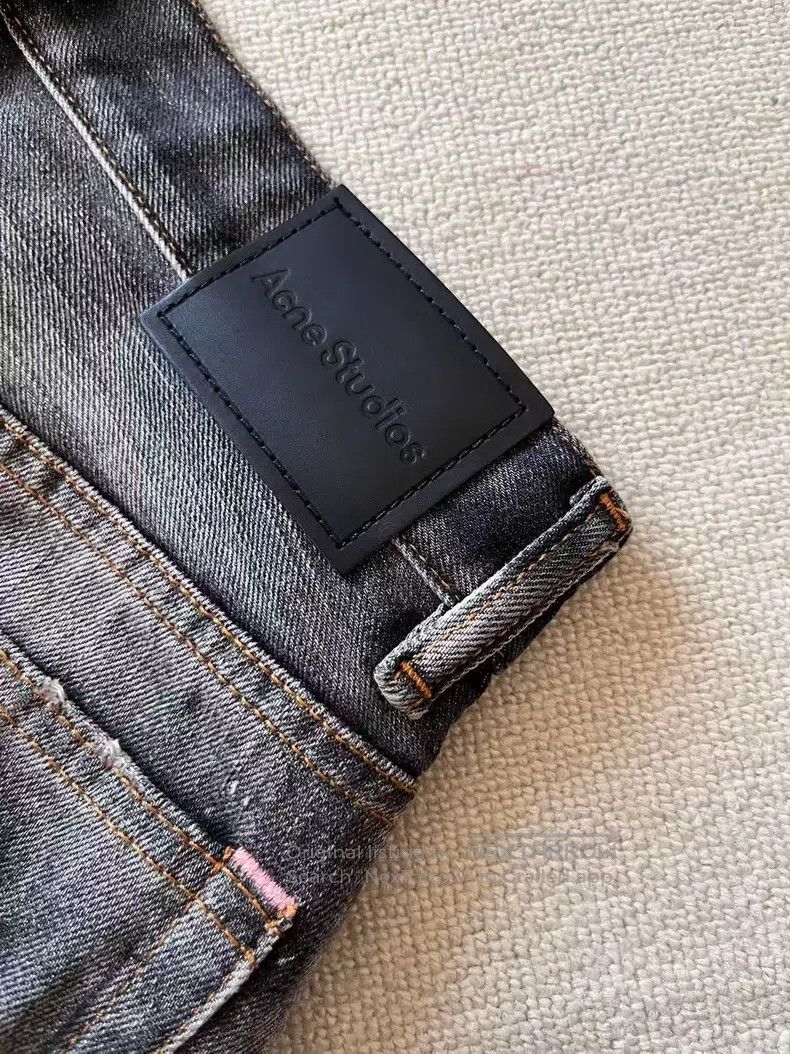 Acne Studios Acne Studios 1981 Washed Low-Rise Wide Leg Jeans Size US 32 / EU 48 - 3 Thumbnail