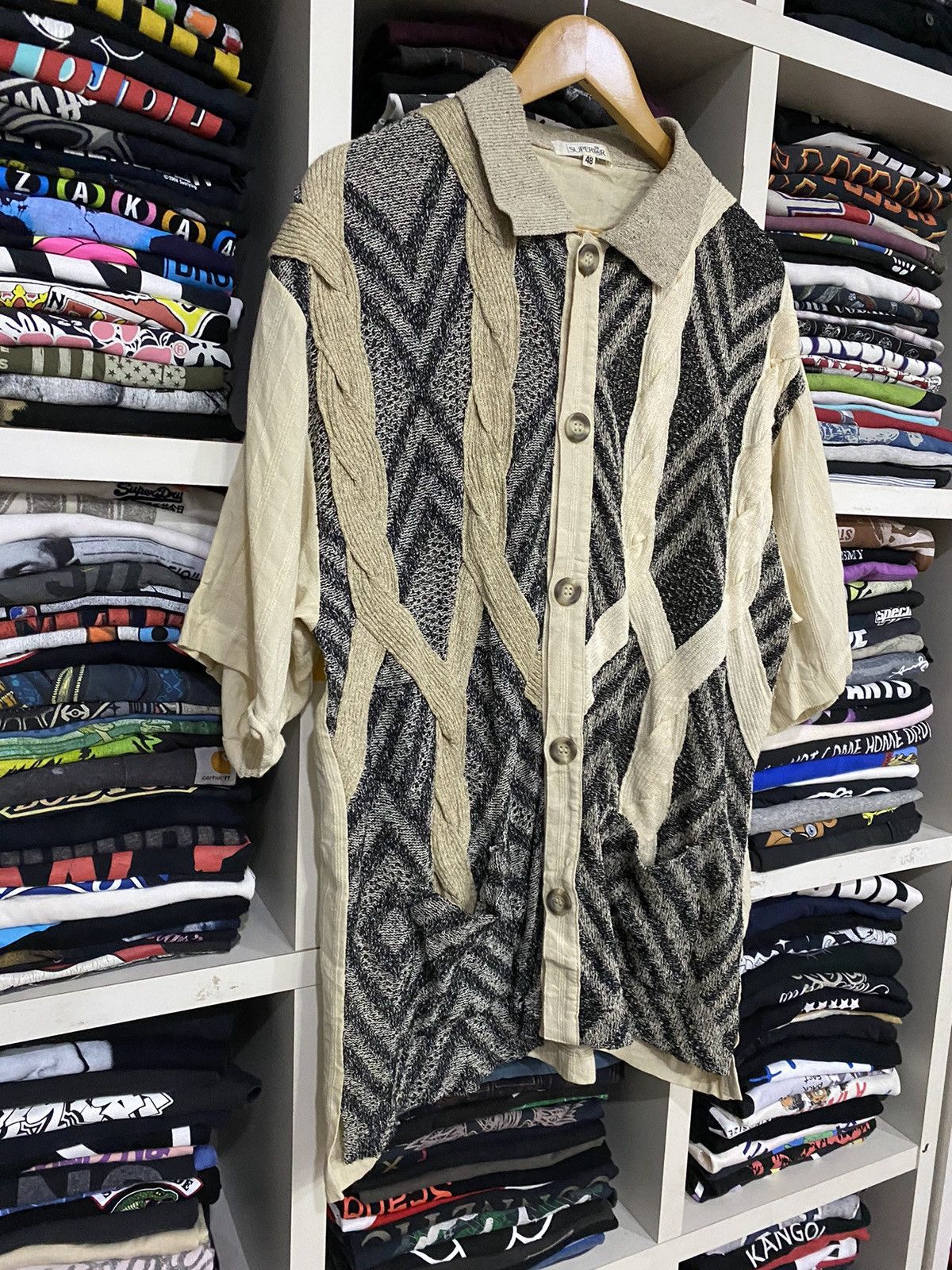 Japanese Brand × Vintage Vintage Superior Knitwear Size US XL / EU 56 / 4 - 4 Thumbnail