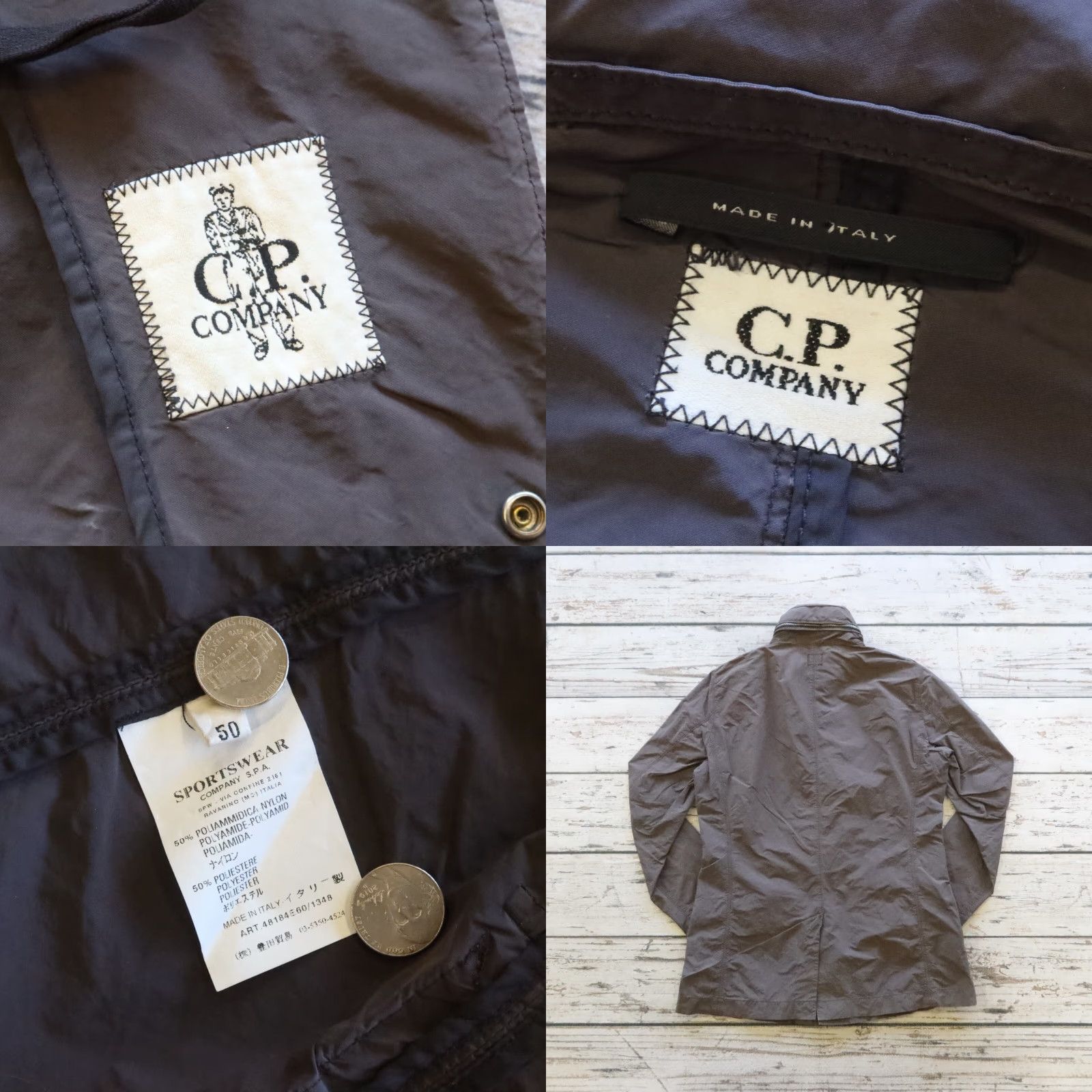 Vintage VINTAGE C.P. Company Jacket Mens Regular Size 50 Gray Military Jacket 50 Size US M / EU 48-50 / 2 - 9 Thumbnail