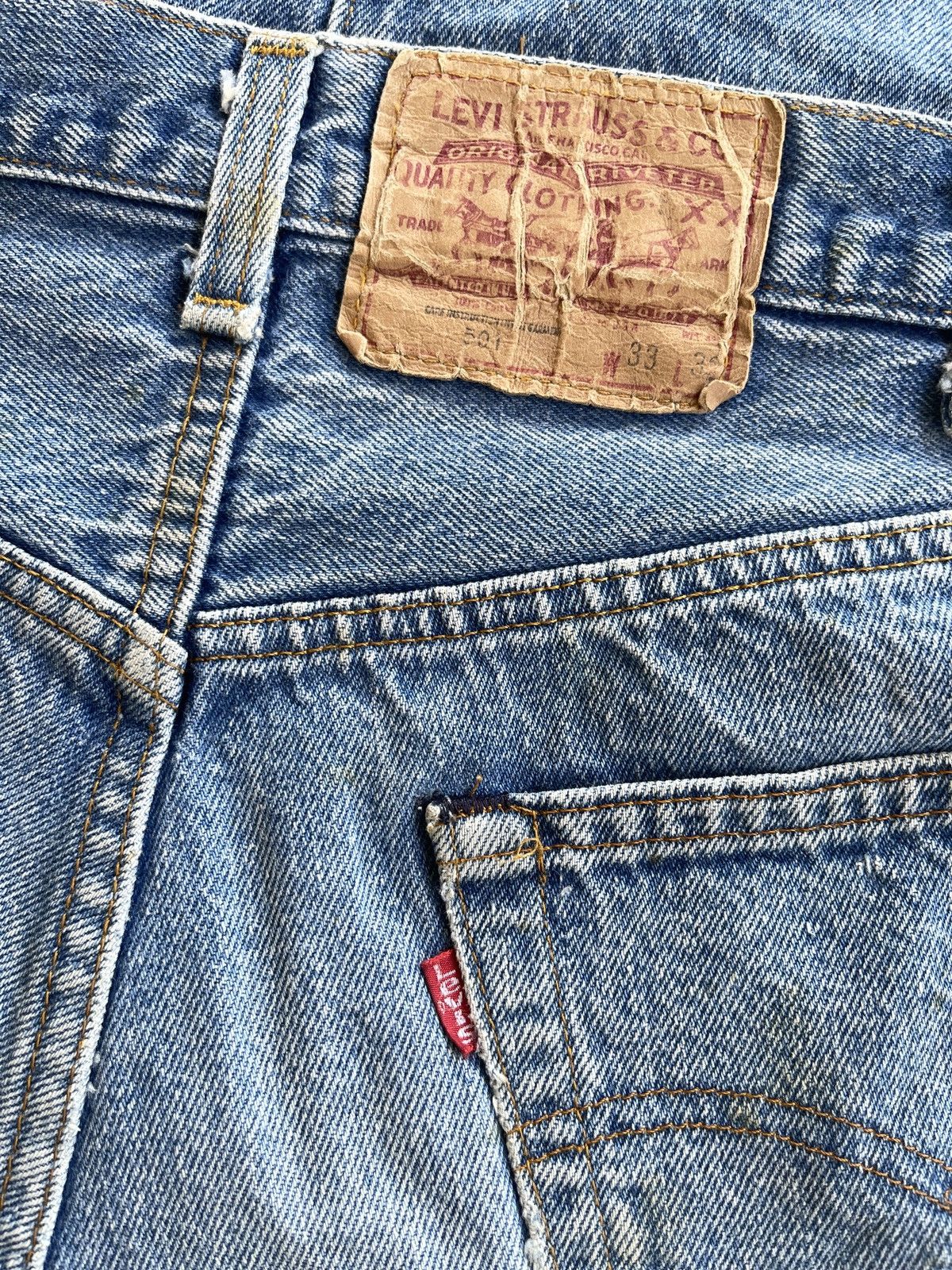 Levi's Vintage Clothing Levis X Louis Papa Reconstruct Custom Denim Vest Size M / US 6-8 / IT 42-44 - 14 Thumbnail