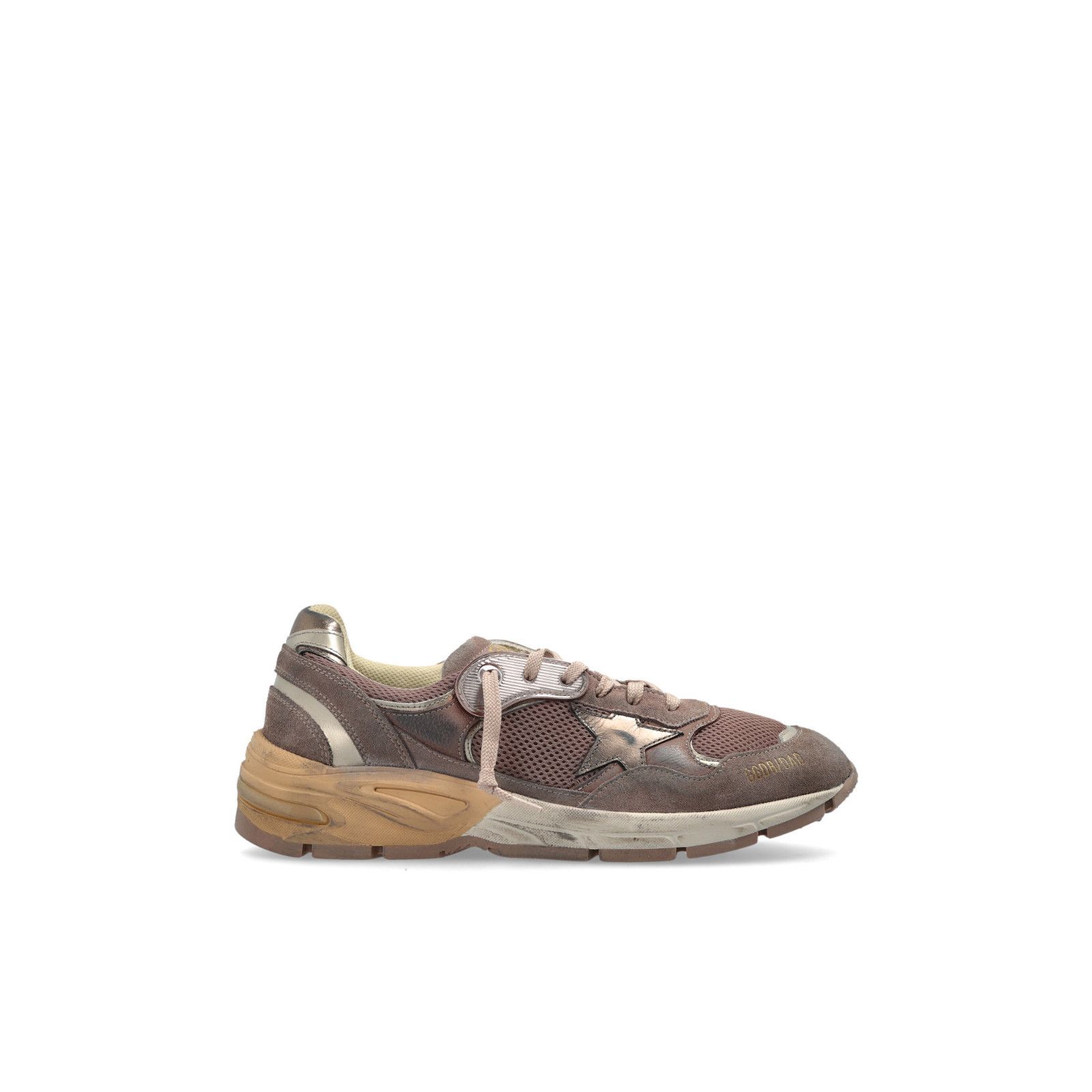 GOLDEN GOOSE Dad Star Gray Silver Men's Sneakers New (Men's