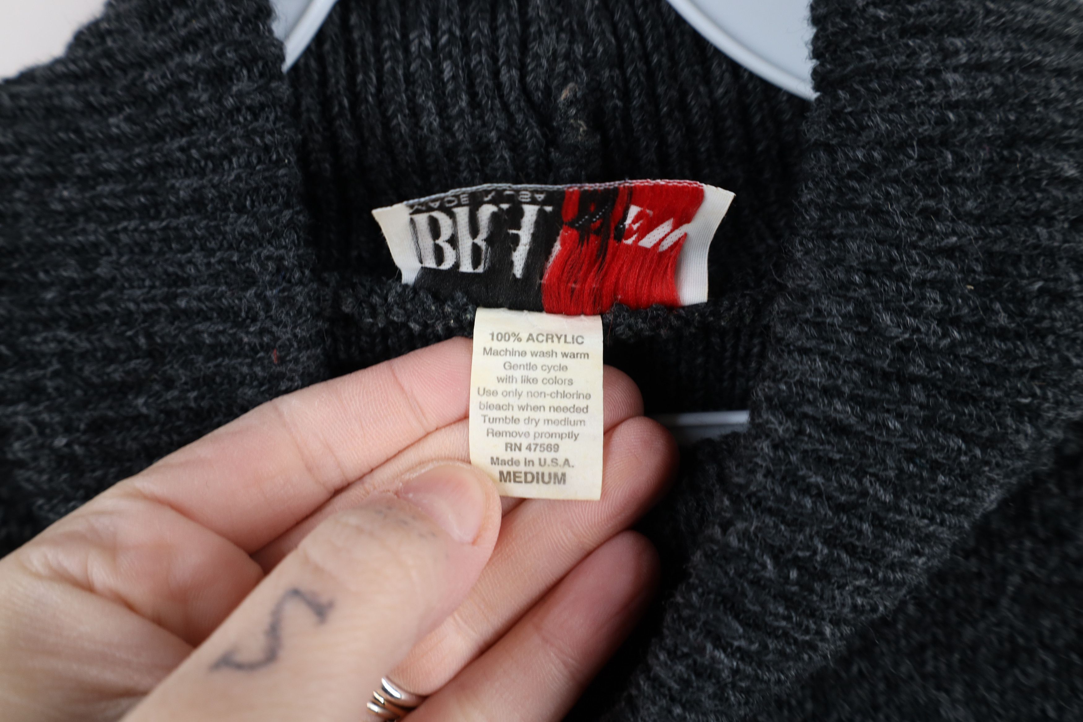 Vintage Vintage 90s Streetwear Fair Isle Turtleneck Sweater USA Size M / US 6-8 / IT 42-44 - 7 Thumbnail
