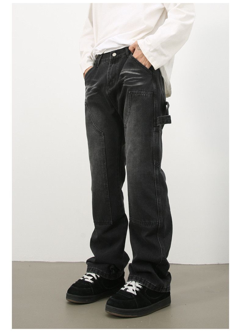 Japanese Brand × Jean American street washed vintage cargo flared jeans Size US 32 / EU 48 - 3 Thumbnail