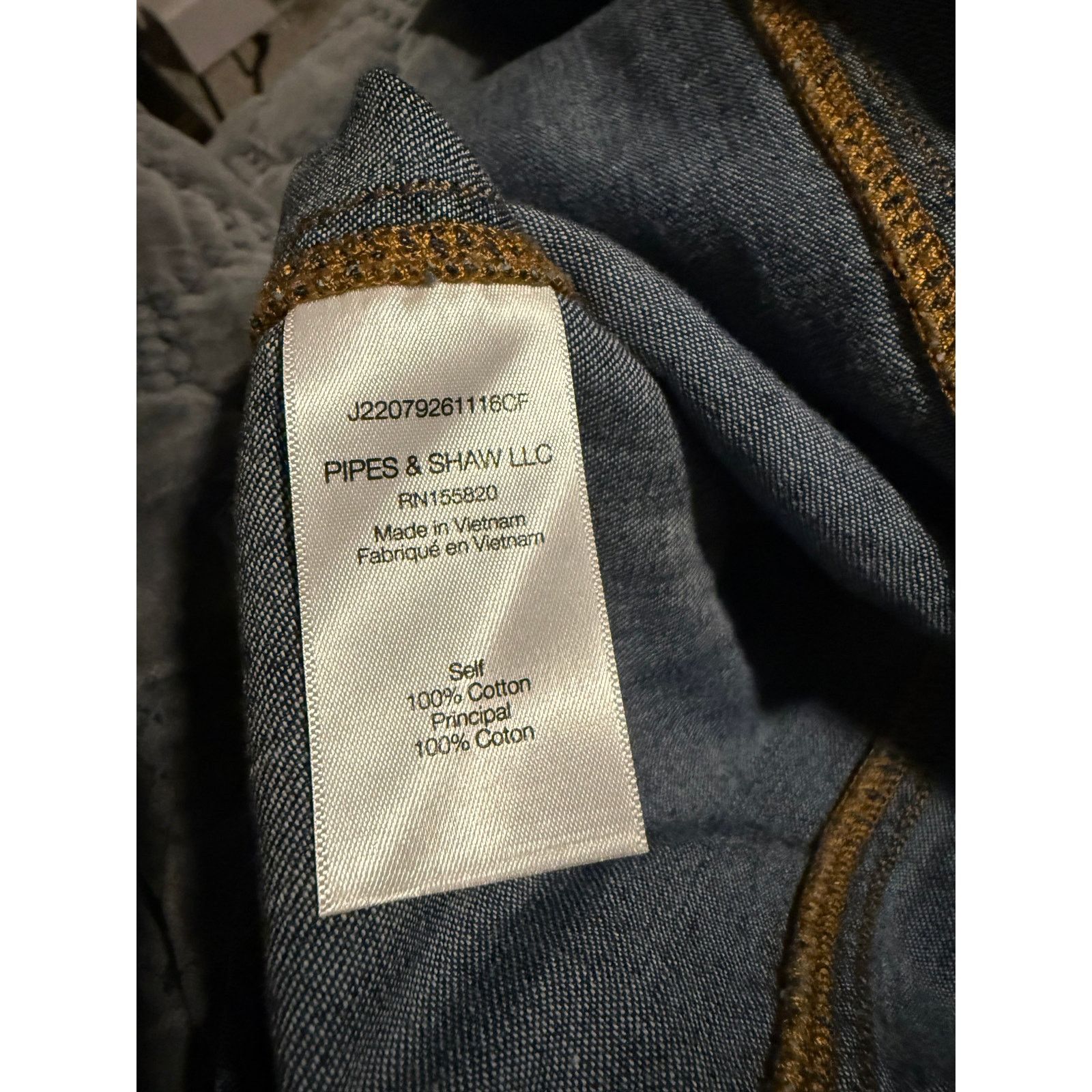 Veronica Beard Veronica Beard Blue Denim Shirt Dress Women Cotton 2 - G005 Size XS / US 0-2 / IT 36-38 - 5 Thumbnail