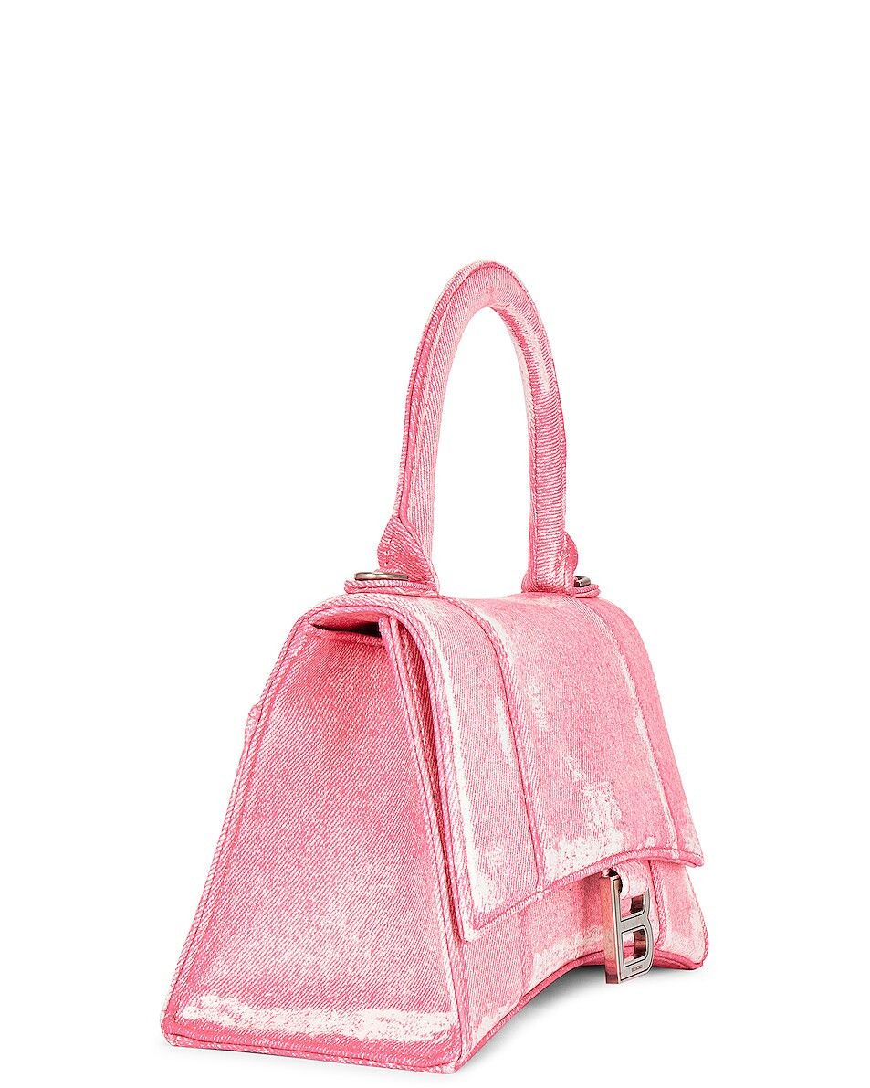 Balenciaga o1la1rc1a1024 Size: OS / Hourglass Top Handle Bag Pink Size ONE SIZE - 5 Thumbnail