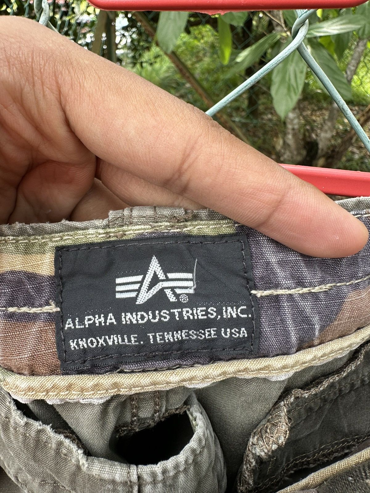 Alpha Industries 🪖Vintage THRASHED Alpha Industries Cargo Pants Size US 34 / EU 50 - 12 Thumbnail