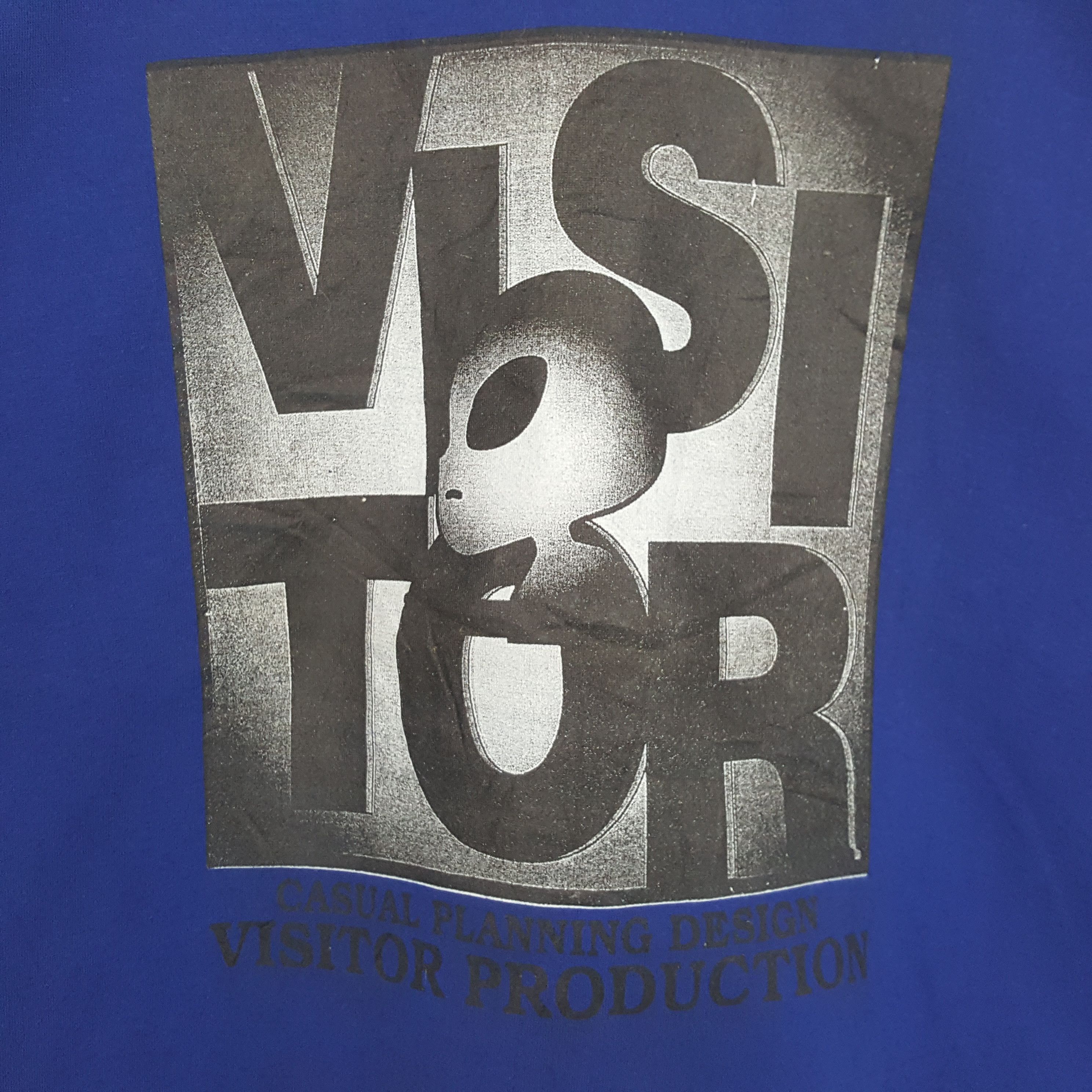 Vintage Vintage Alien Visitor Production Skateboard Style Sweatshirt Size US L / EU 52-54 / 3 - 2 Thumbnail