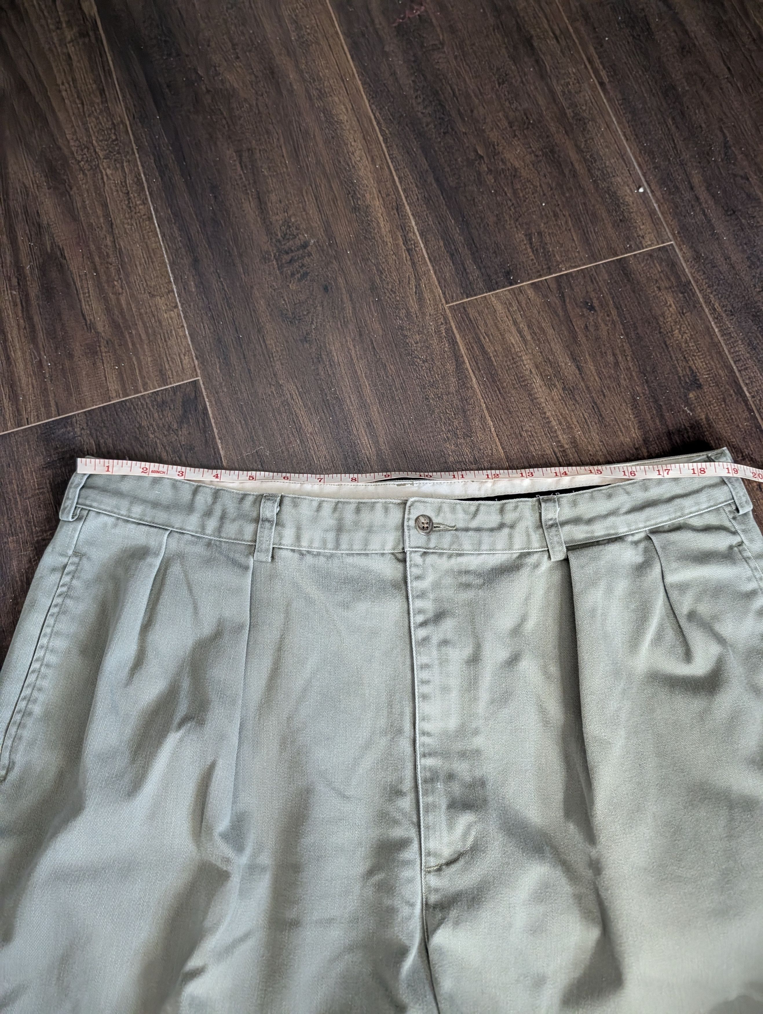 Polo Ralph Lauren Vintage MiUSA light gray/olive Polo Chino cotton pants Size US 38 / EU 54 - 12 Thumbnail