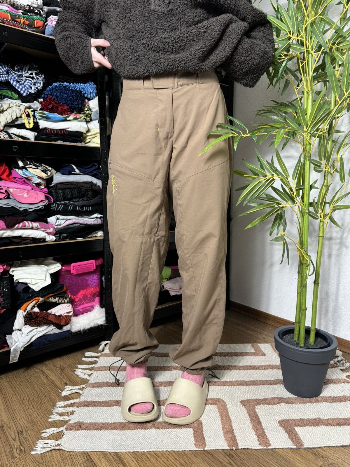 Salomon VINTAGE SALOMON GORPCORE TIE PANTS Size 29" - 8 Thumbnail