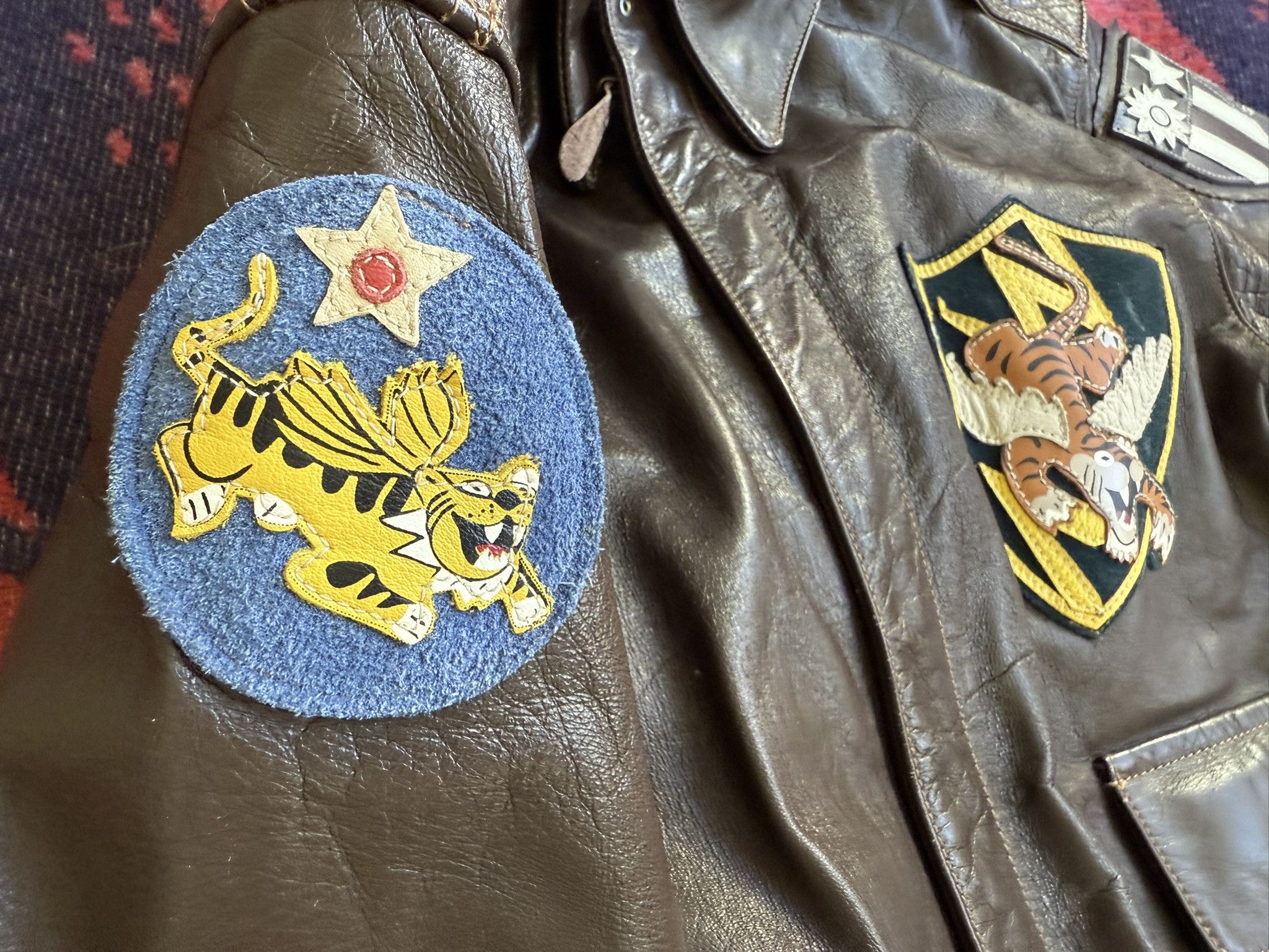Buzz Rickson's Buzz Rickson's A-2 Flying Tigers flight jacket, tag size 42 Size US M / EU 48-50 / 2 - 3 Thumbnail