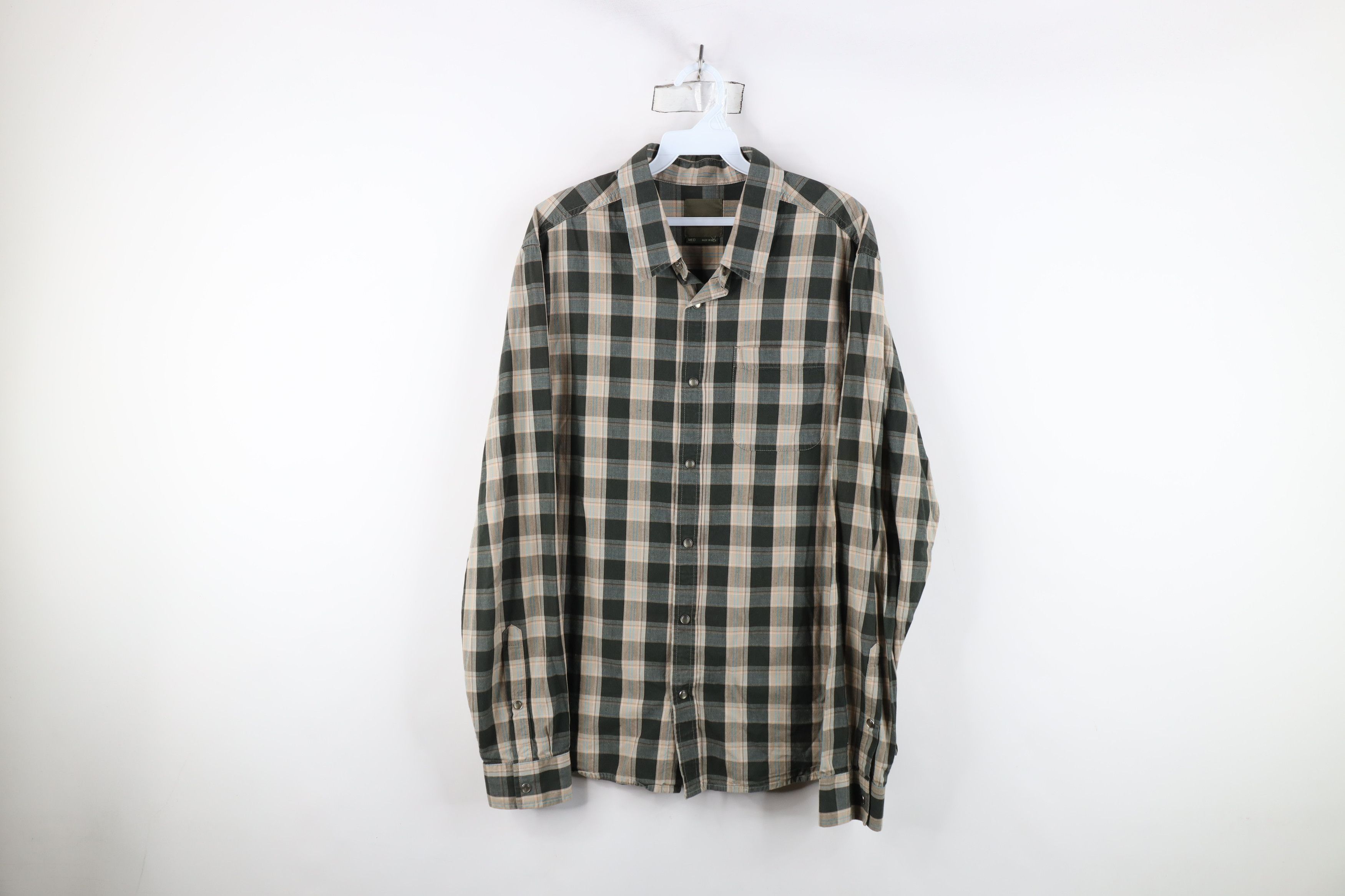 Prana × Vintage prAna Breathe Western Rodeo Snap Button Collared Shirt Plaid Size US M / EU 48-50 / 2 - 1 Thumbnail