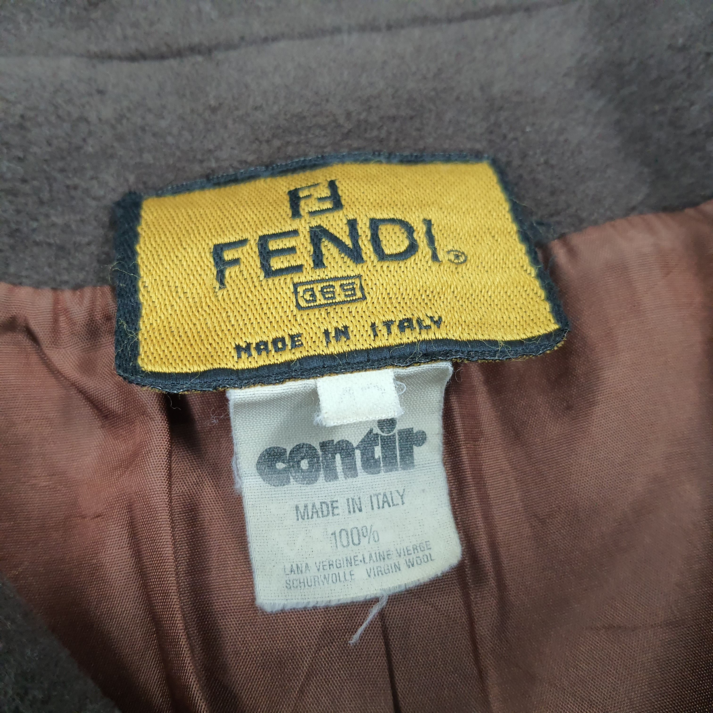 Fendi Vintage FENDI Contir Luxury Trench Jacket Size US L / EU 52-54 / 3 - 4 Thumbnail