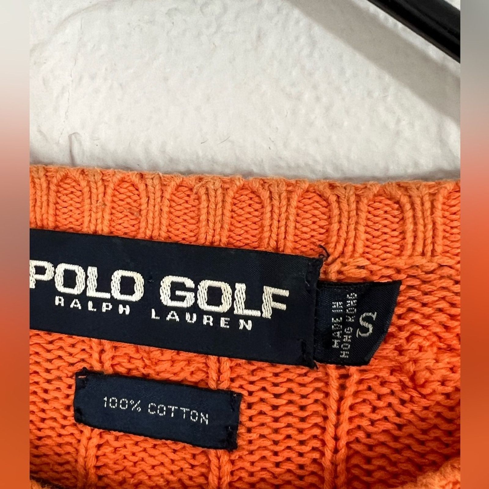 Polo Ralph Lauren Polo Golf Ralph Lauren Sweater Cable Knit Crest Pullover Size US S / EU 44-46 / 1 - 6 Thumbnail