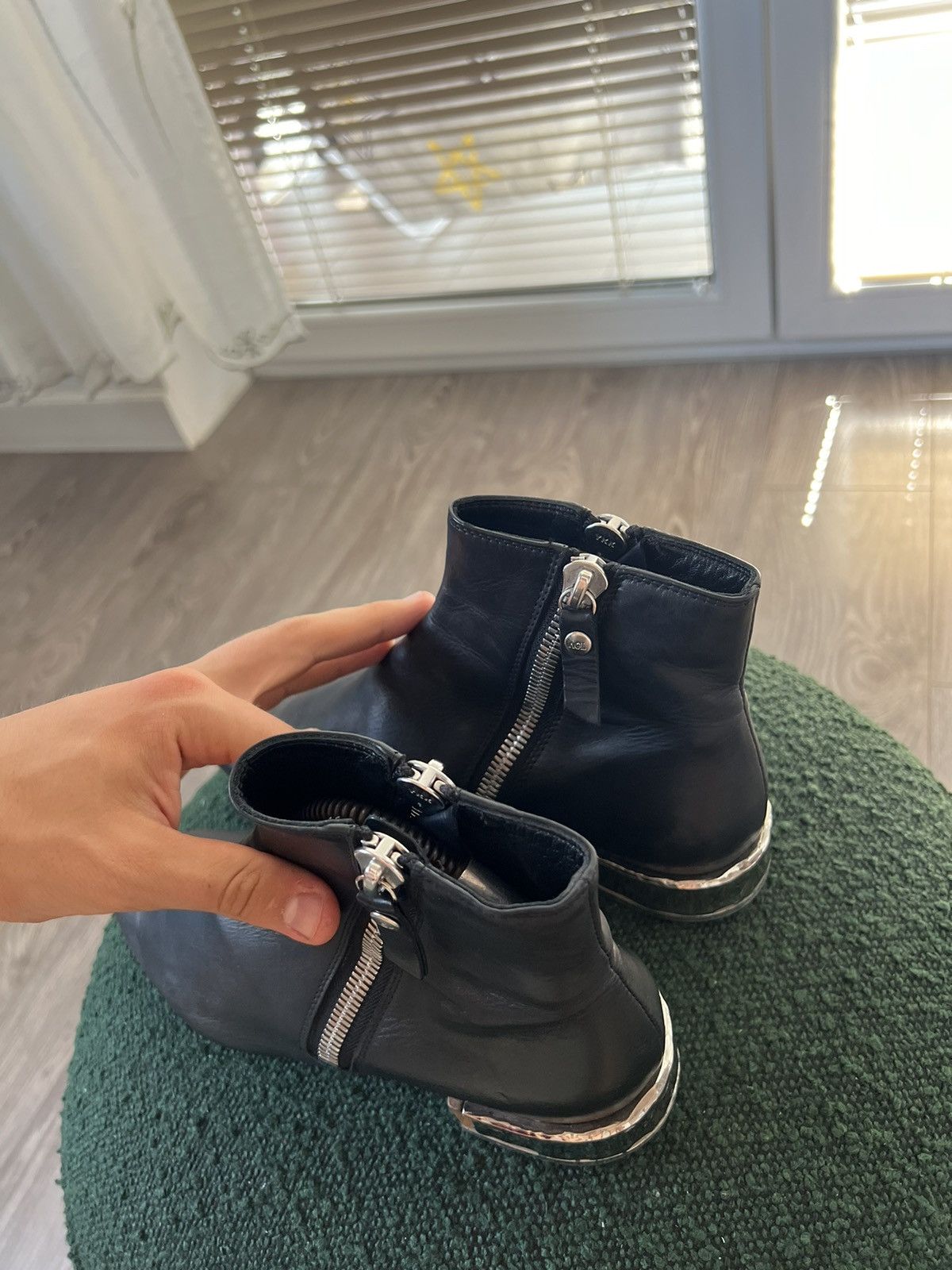 AGL × Designer ‼️Designer AGL Vero Cuoio Made in Italy NWT Pointed Toe Boots Size US 7 / IT 37 - 12 Thumbnail