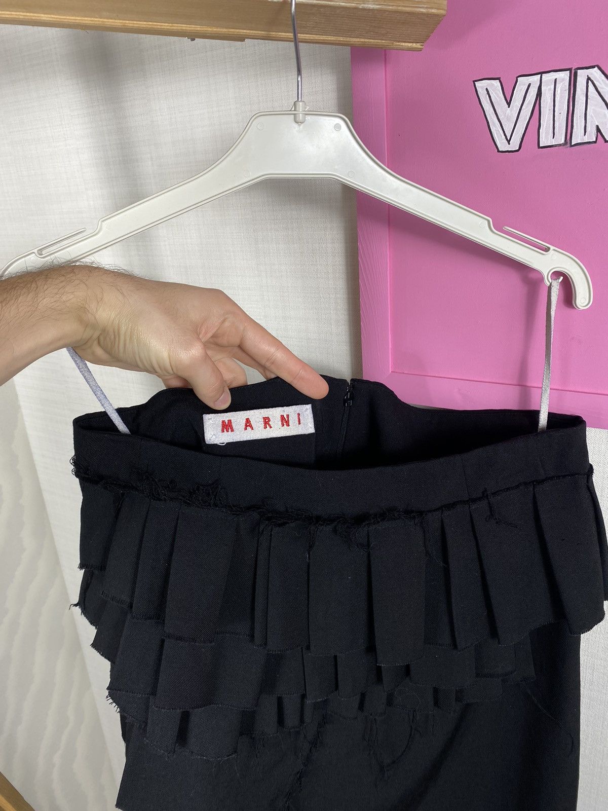 Marni Marni Skirt Ruffle Size 34" / US 12 / IT 48 - 10 Thumbnail