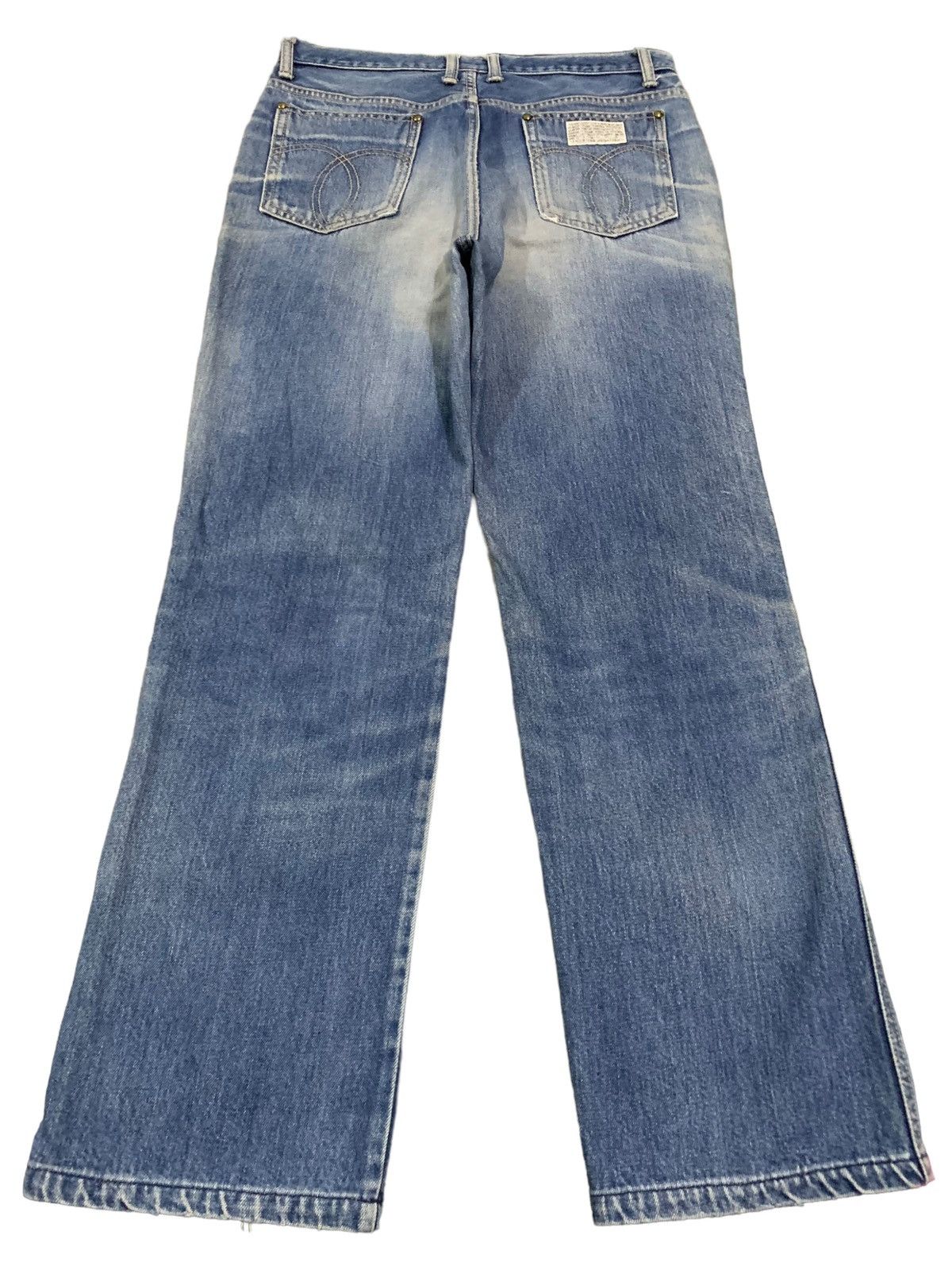 Johnbull Vintage Japanede Brand Kojima Mud Wash Baggy Ripped Jeans Size US 31 - 2 Thumbnail