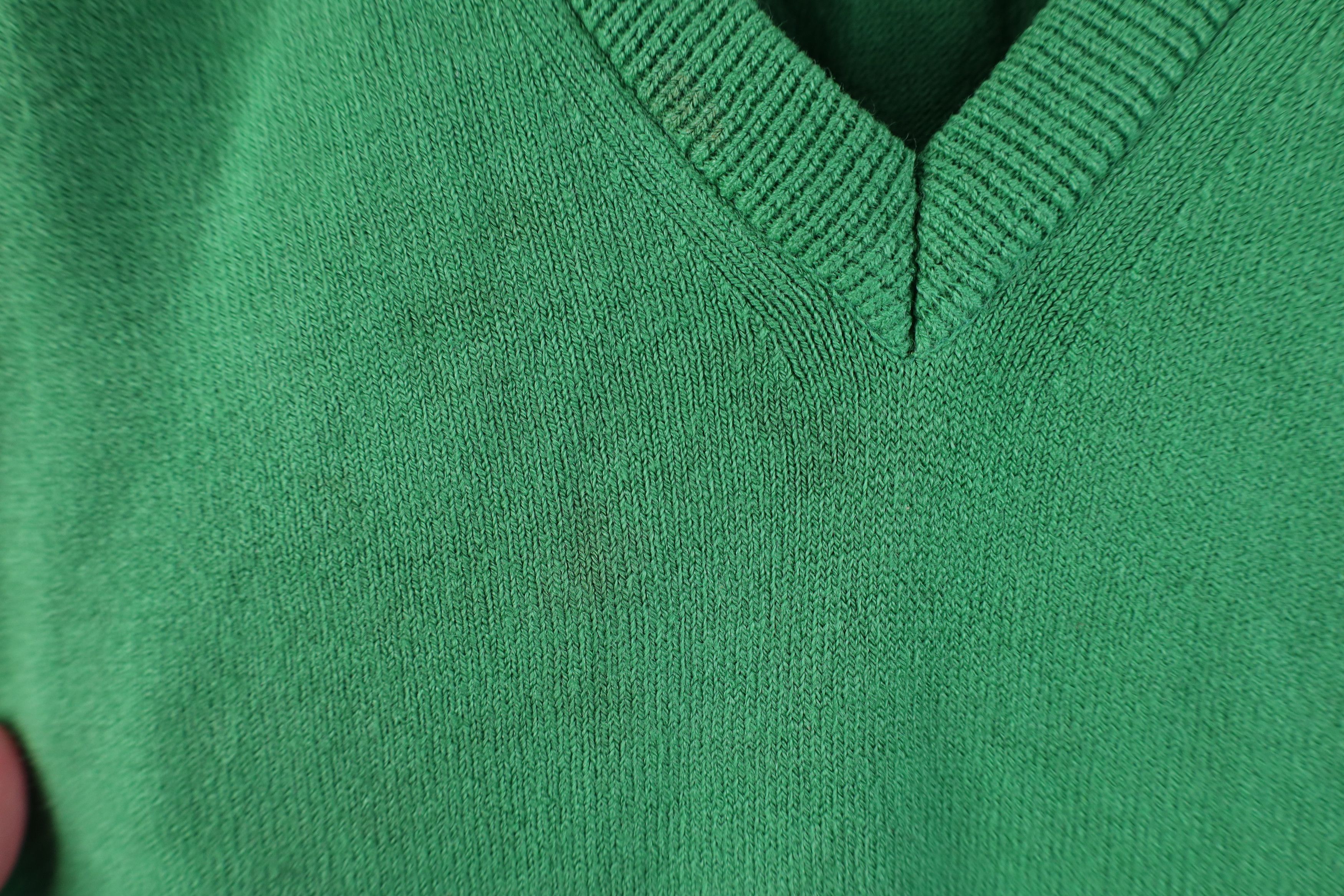 Vintage Vintage 70s Streetwear Knit The Masters Golf Sweater Green Size US L / EU 52-54 / 3 - 4 Thumbnail