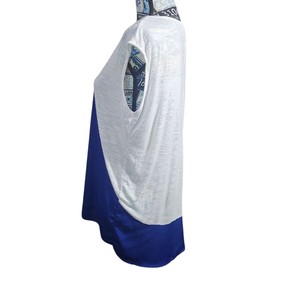 Other Y2K Peter Nygard Colorblock Tank Cobalt Royal Blue White Sm Size S / US 4 / IT 40 - 7 Thumbnail