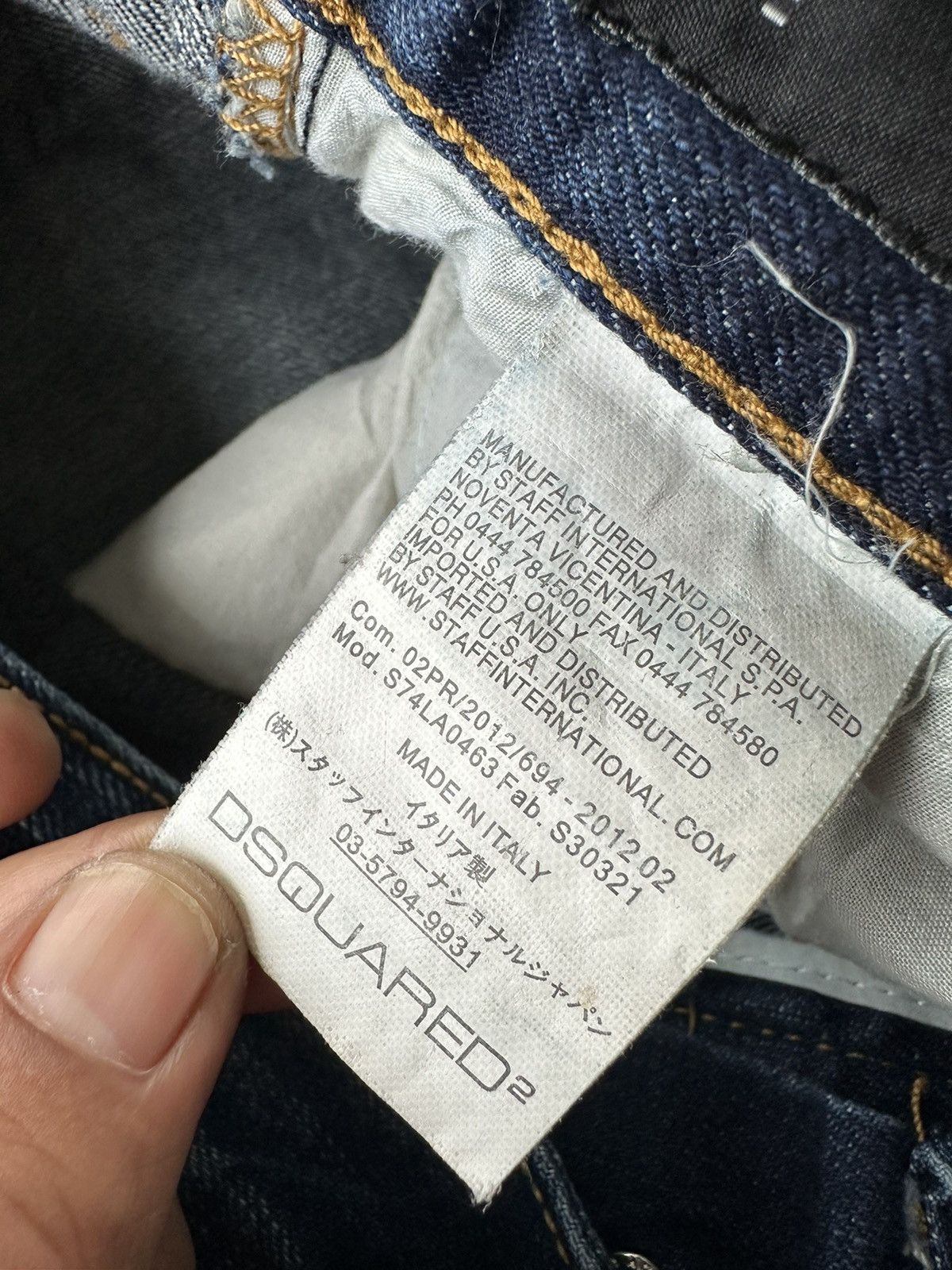 Dsquared2 Dsquared2 Italy Crop Skinny Denim D242 Size US 28 / EU 44 - 14 Thumbnail