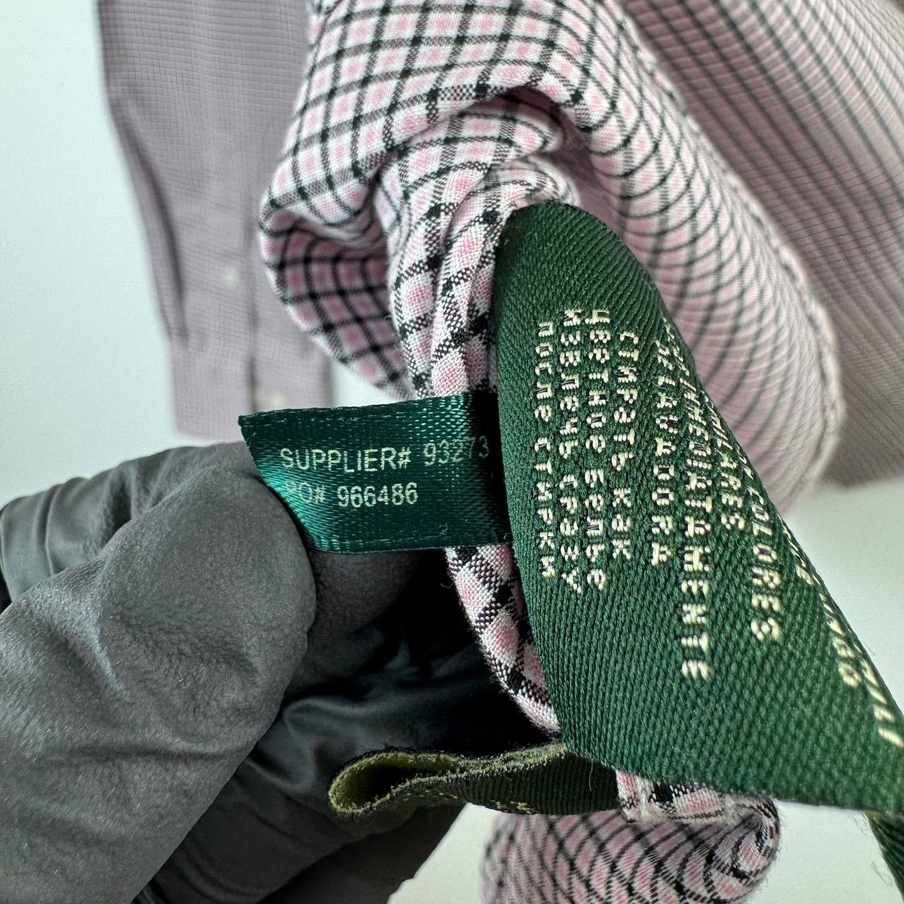 Ralph Lauren Ralph Lauren Non Iron Shirt Pink Check Mens Size 16 40/41 Size US L / EU 52-54 / 3 - 8 Thumbnail