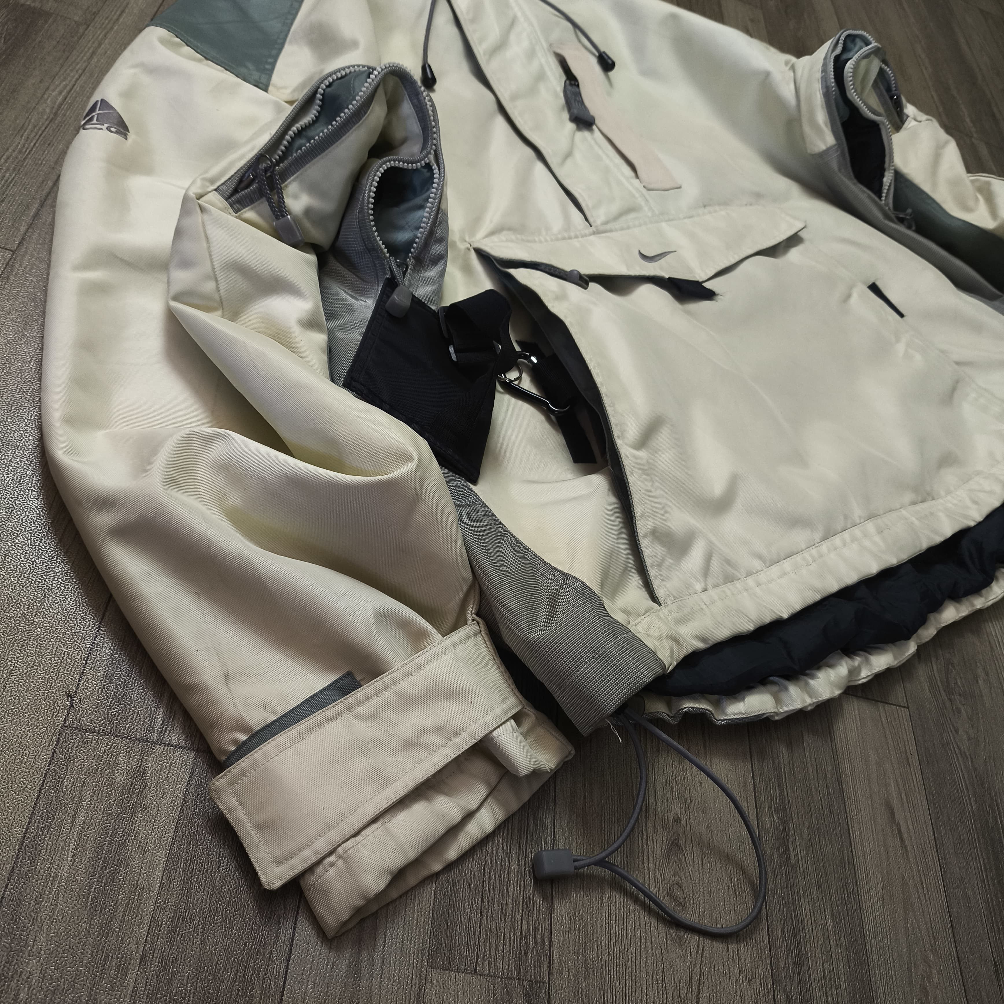 Goretex × Nike ACG Nike ACG Padded Half Zip Winter Anorak Jacket (1990s) Size US XL / EU 56 / 4 - 5 Thumbnail