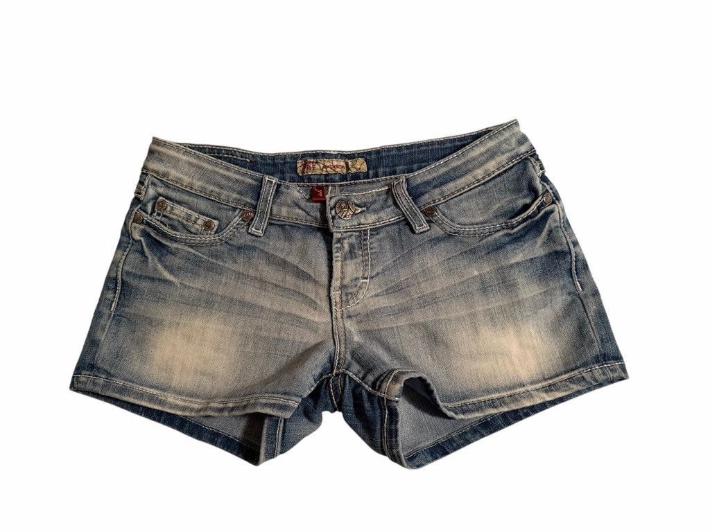 BKE BKE Madison Denim Shorts Size 27 | Y2K Stretch Jean Shorts Size 27" / US 4 / IT 40 - 4 Thumbnail