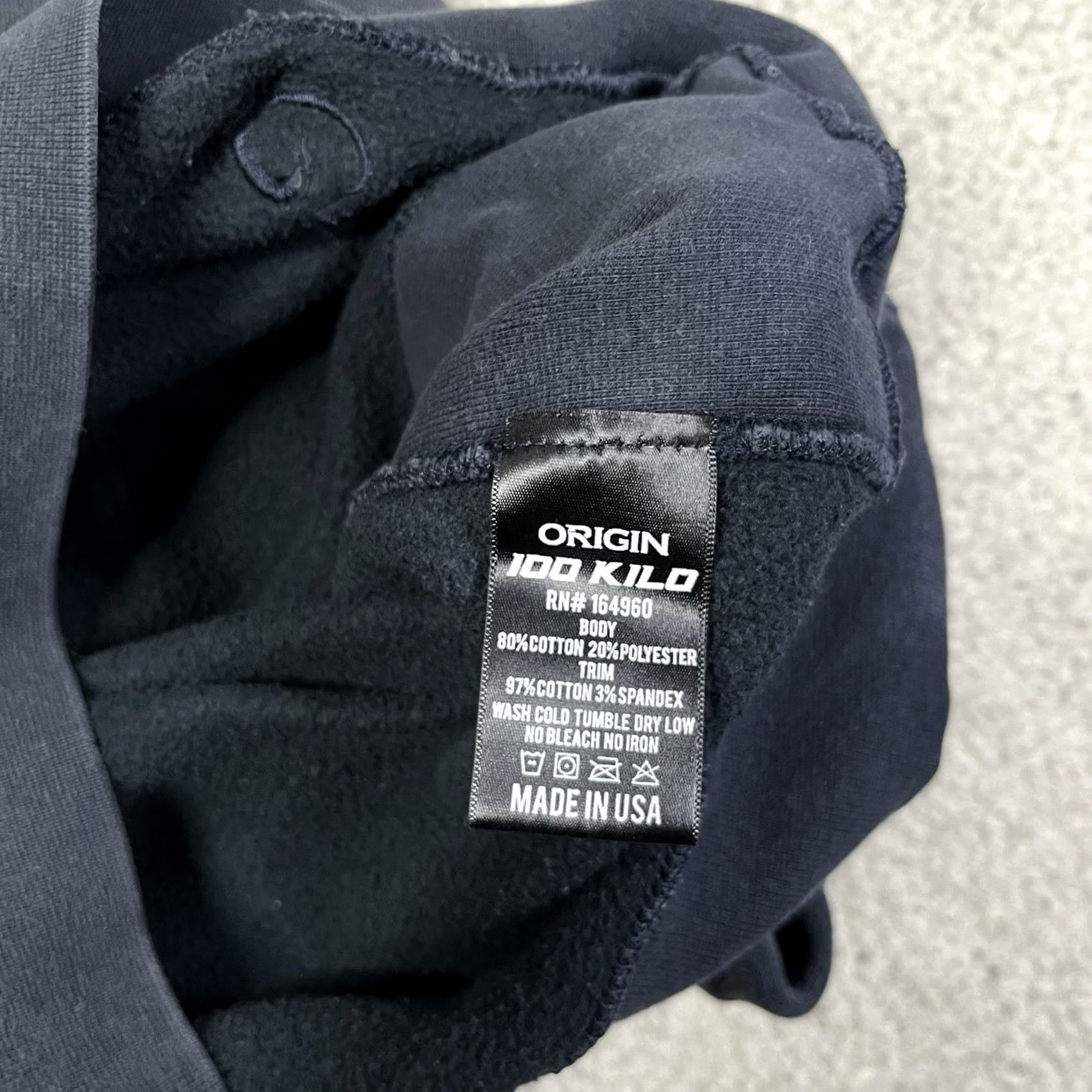 Vintage Origin Sweatshirt Mens S Blue Cotton Heavy Fleece Logo Embroidered Outdoor Hiking Crewneck Trapdoor? Size US S / EU 44-46 / 1 - 4 Thumbnail