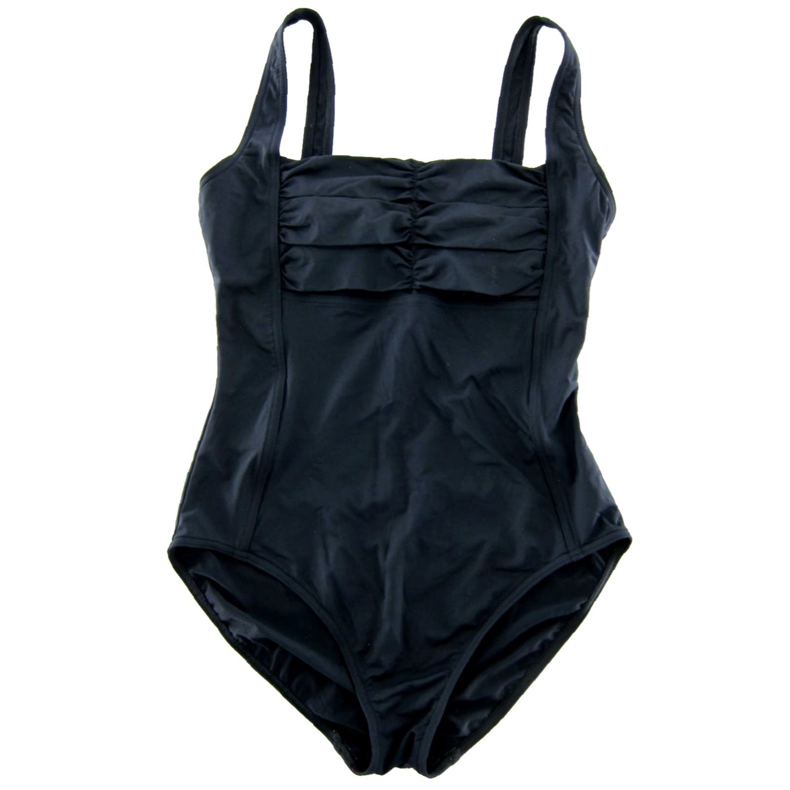 Calvin Klein Calvin Klein One Piece Swimsuit Women Slimming Classic Black Modest 6 Size ONE SIZE - 2 Thumbnail